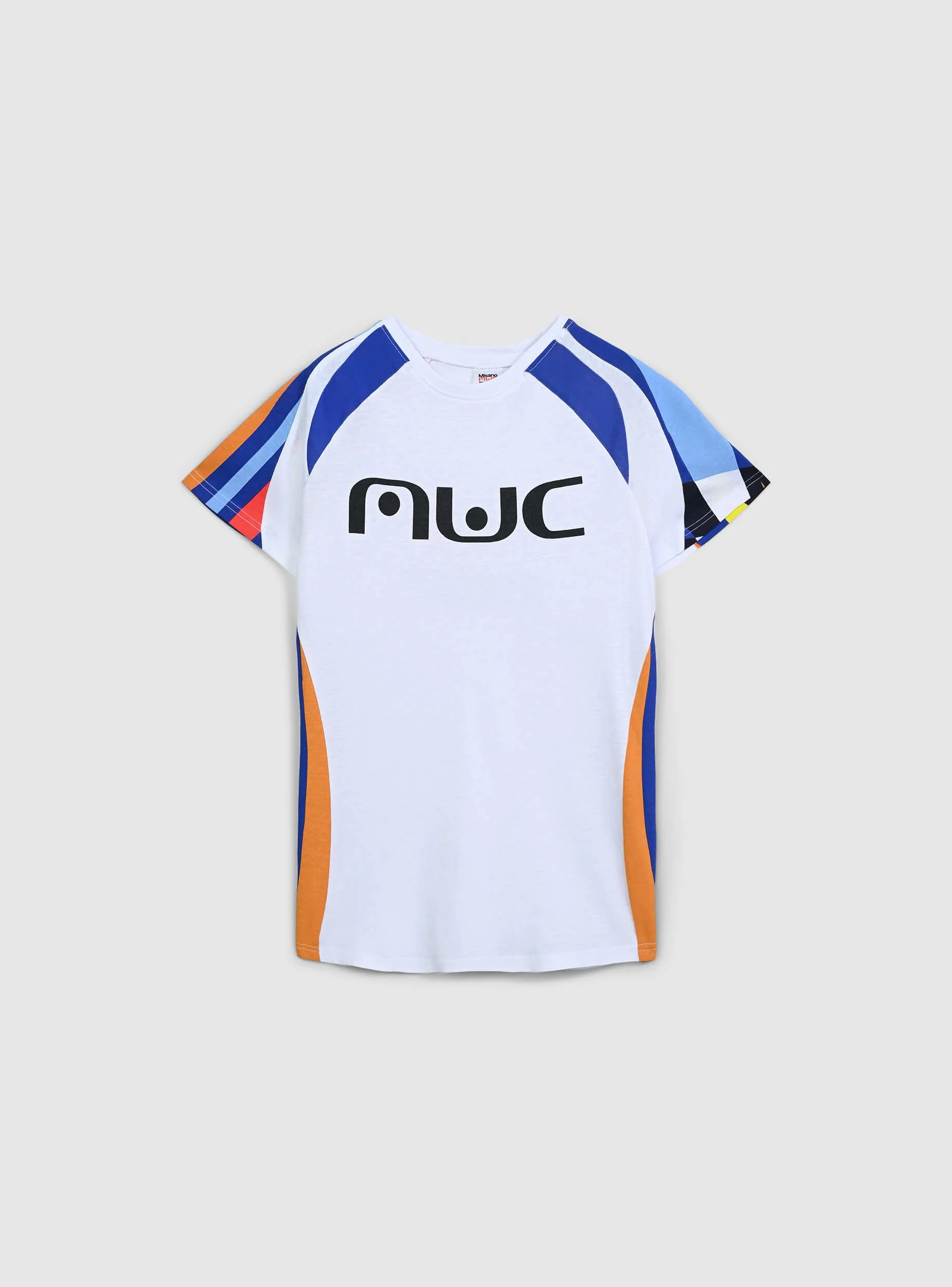 T-shirt con strip e stampa MWC fronte/retro - Image 3