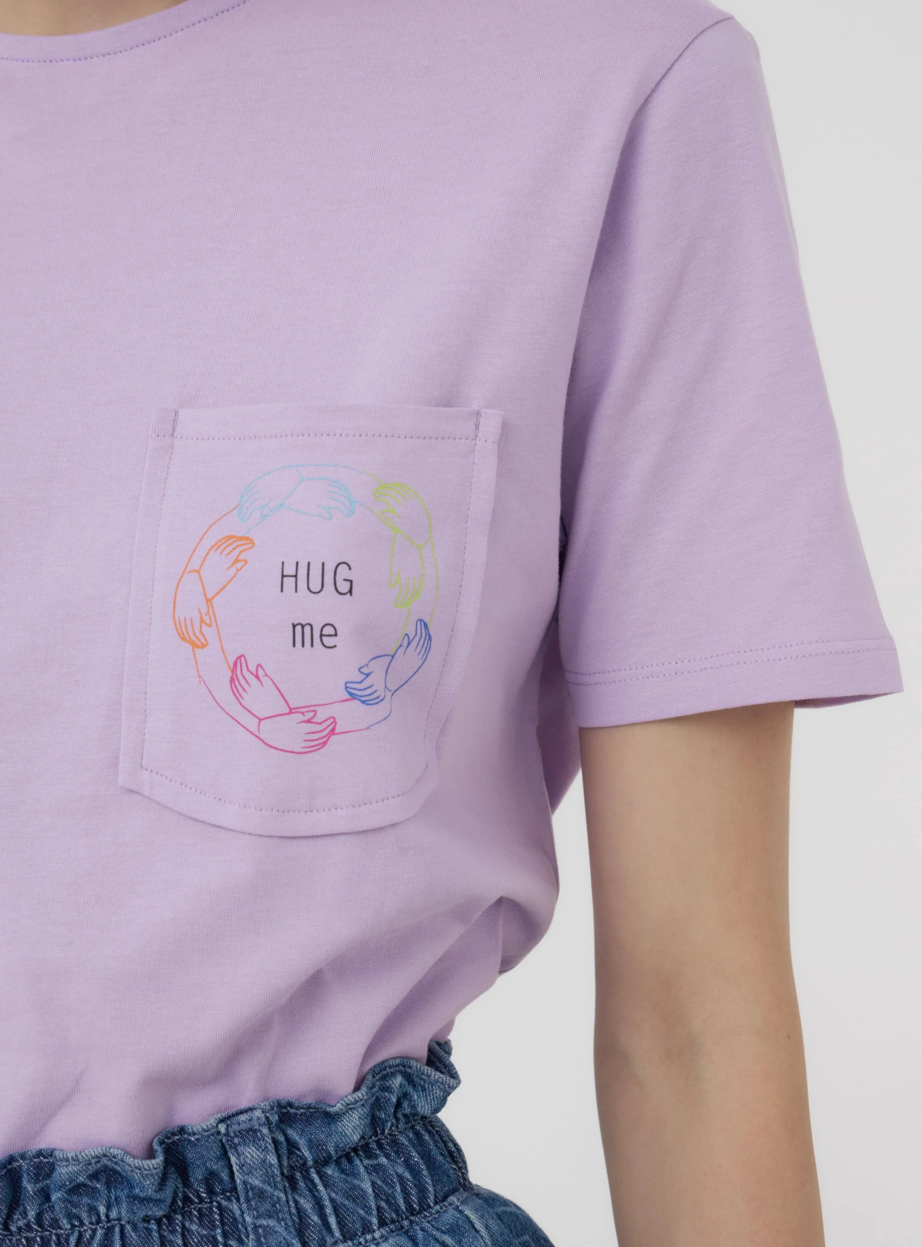 T-shirt con taschino e stampa TRNPOPLAB - Image 4