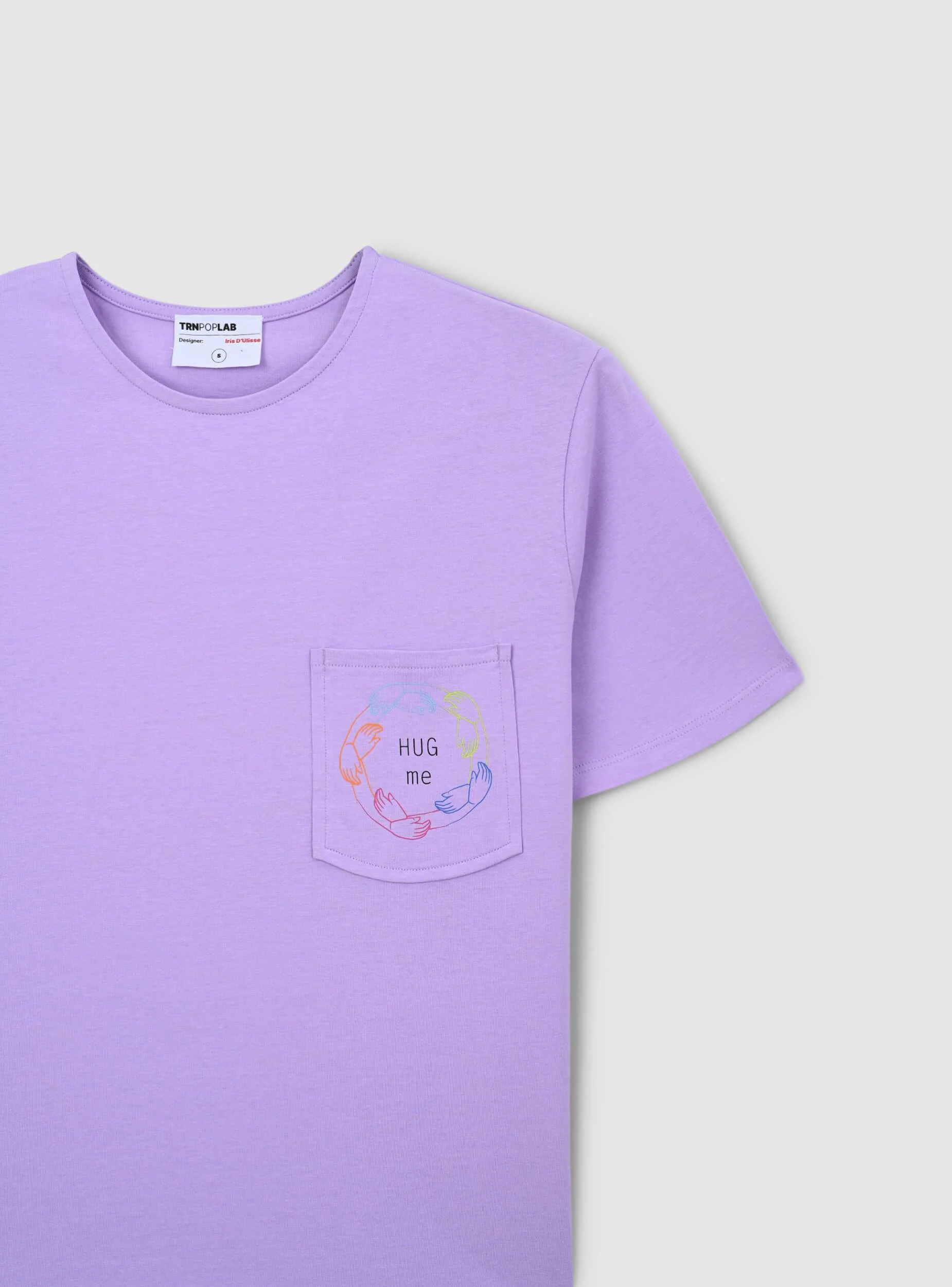 T-shirt con taschino e stampa TRNPOPLAB - Image 6
