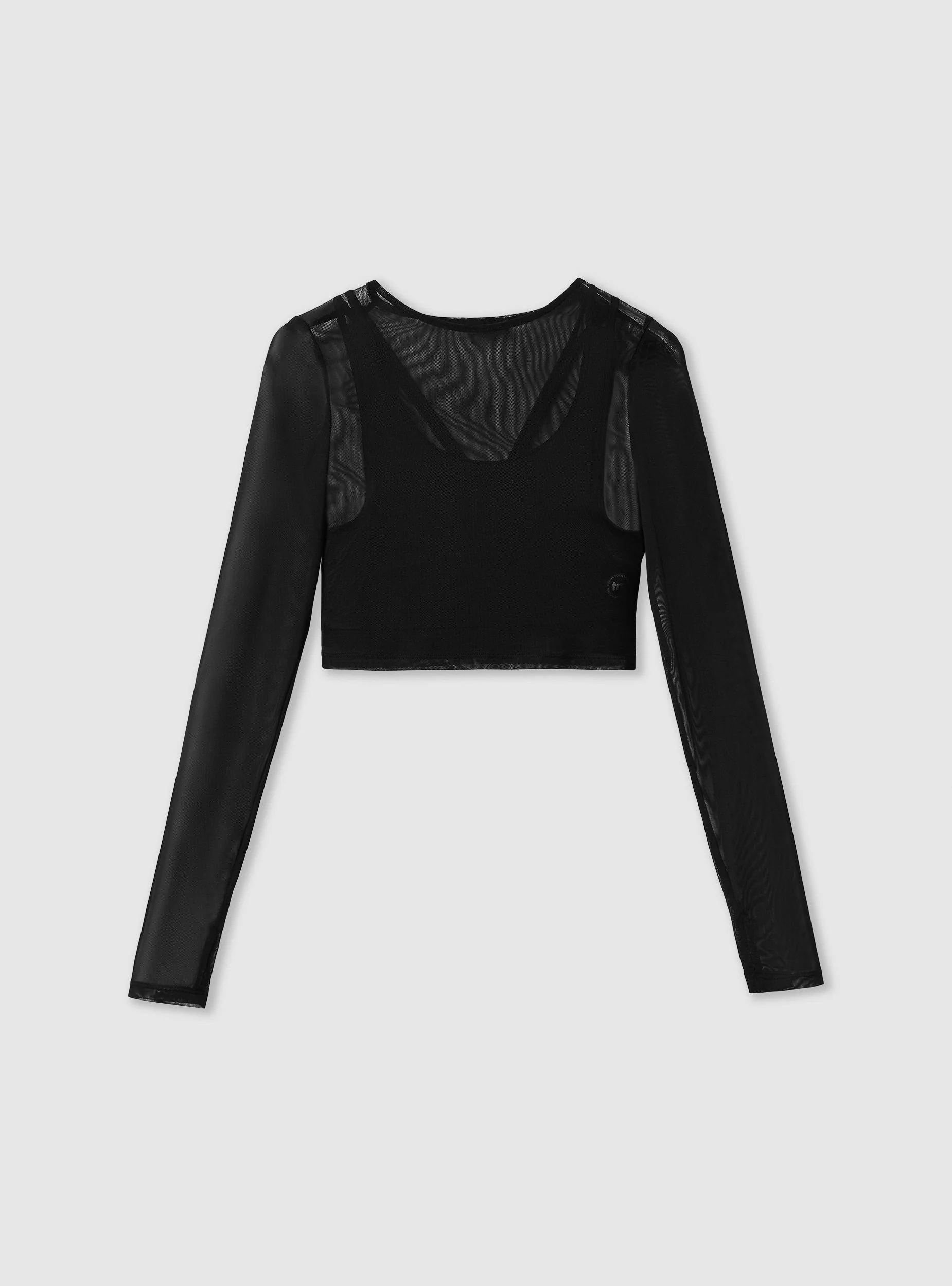 T-shirt con top sportivo - Image 6