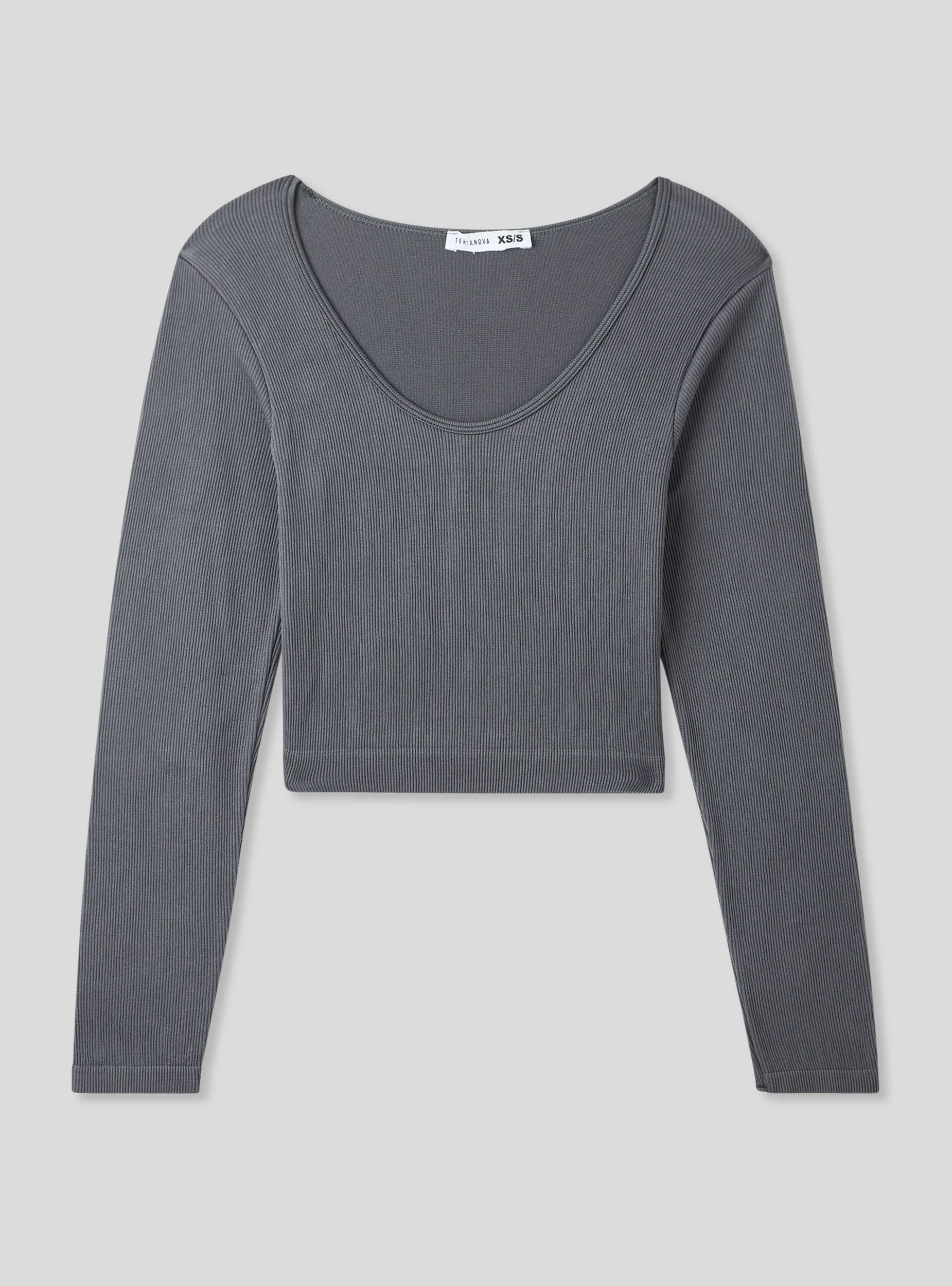 T-shirt crop a costine seamless - Image 4