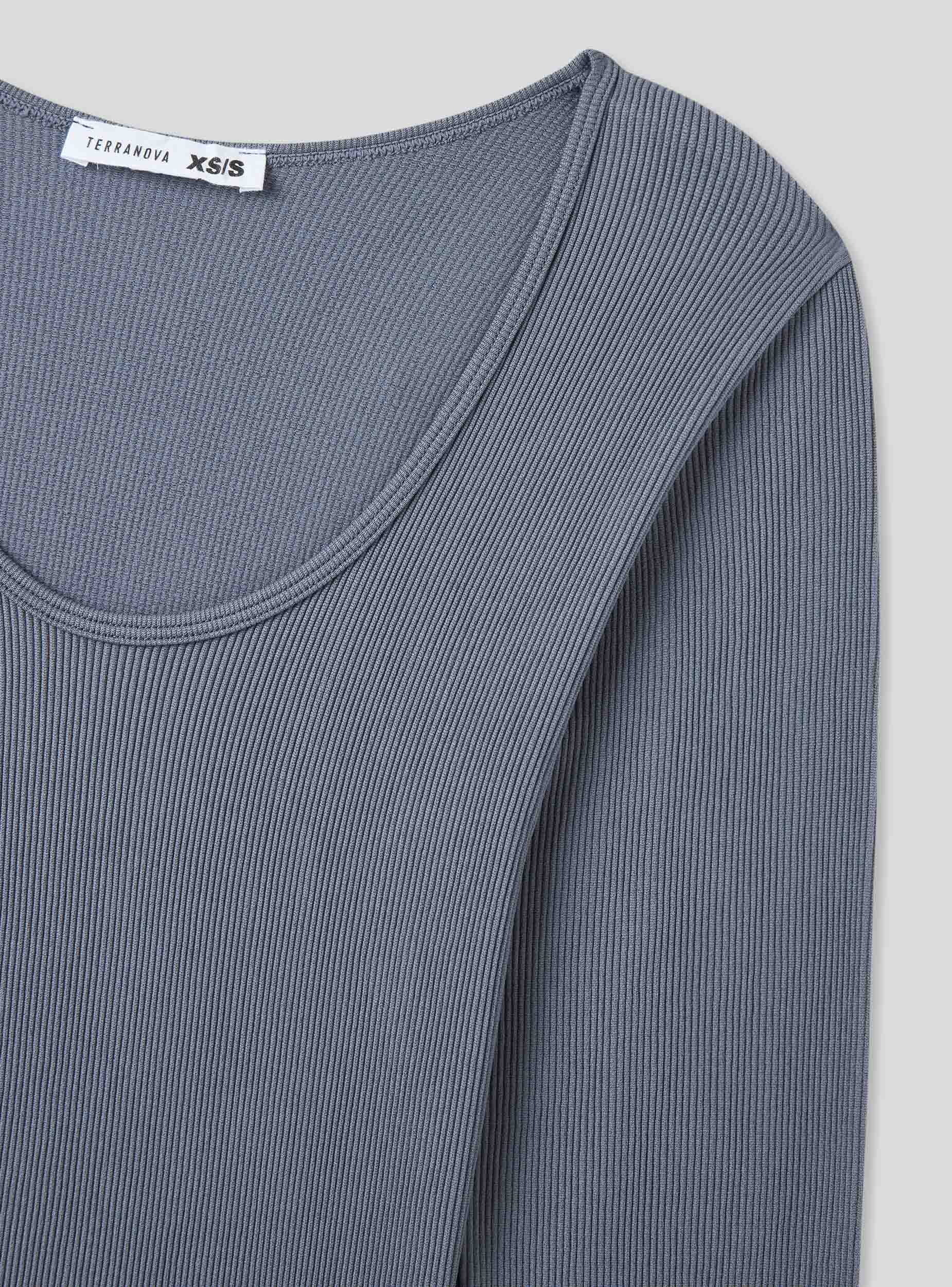 T-shirt crop a costine seamless - Image 4