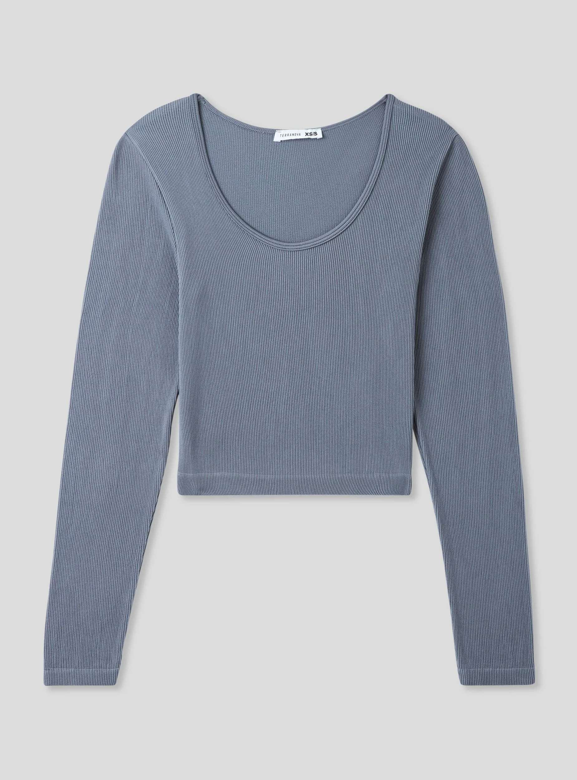 T-shirt crop a costine seamless - Image 5