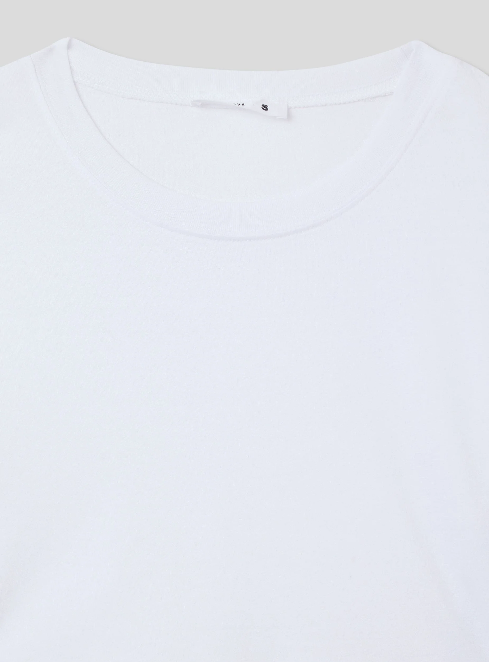 T-shirt crop a tinta unita - Image 4