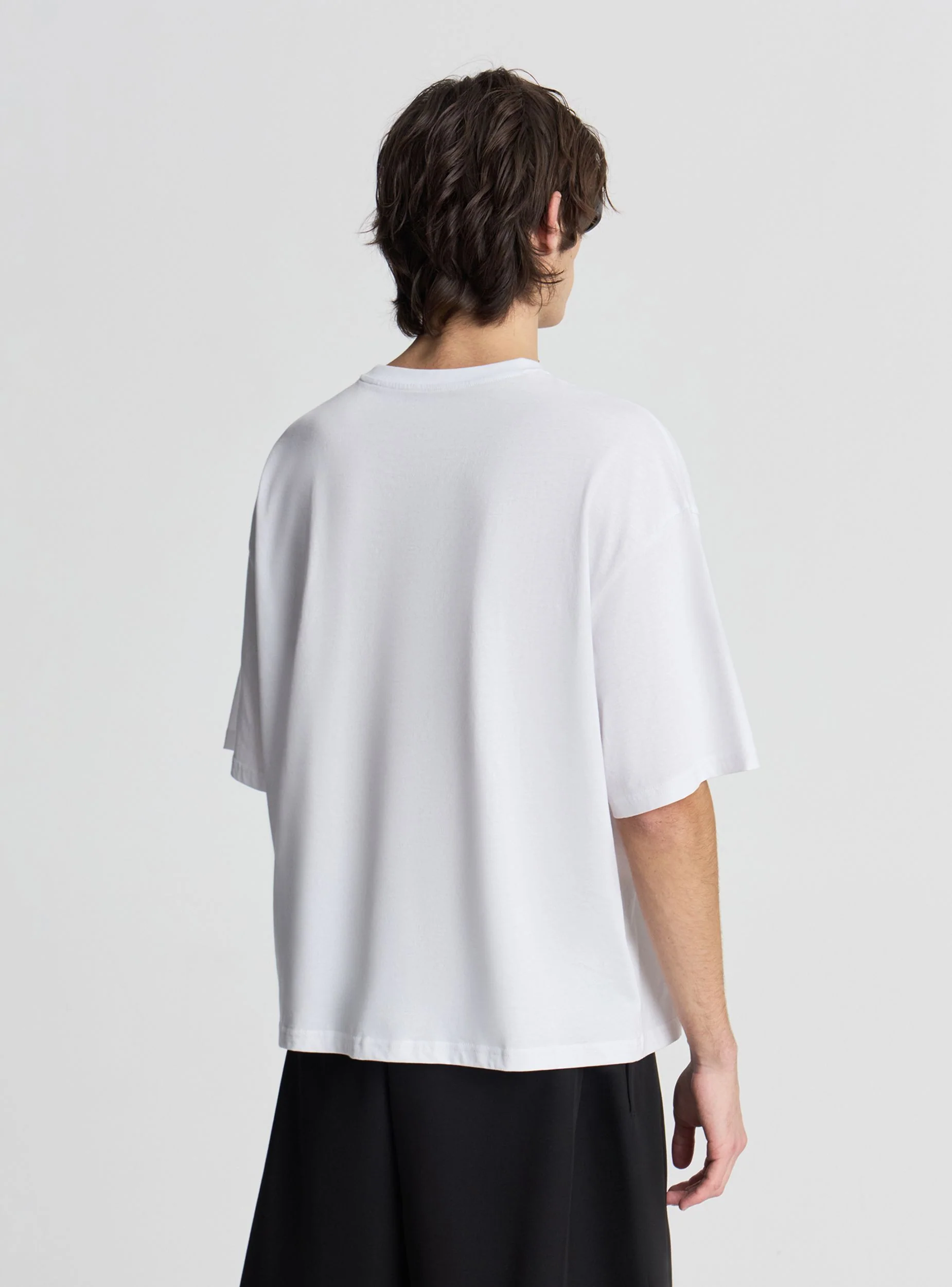 T-shirt crop a tinta unita
