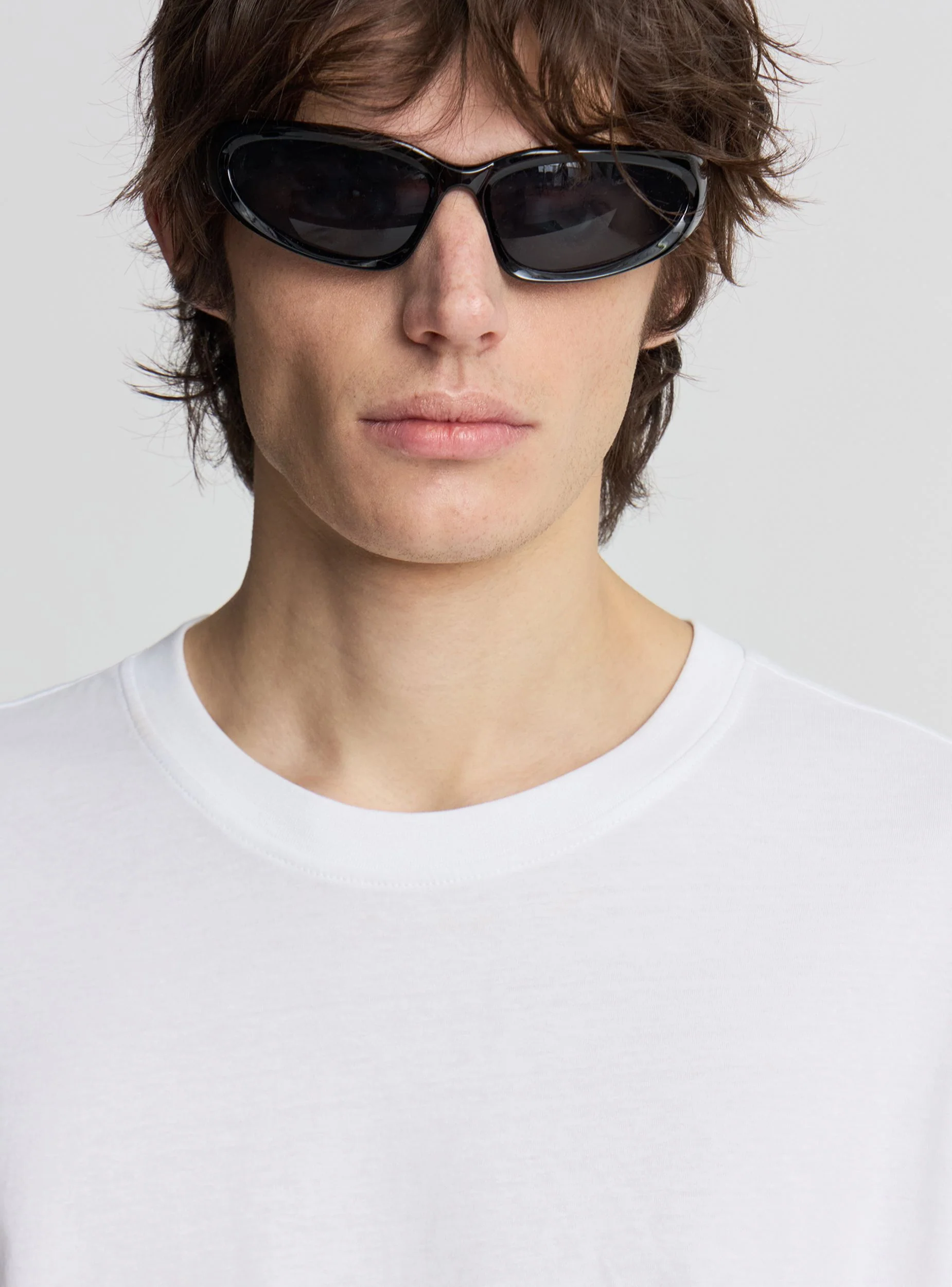 T-shirt crop a tinta unita - Image 3
