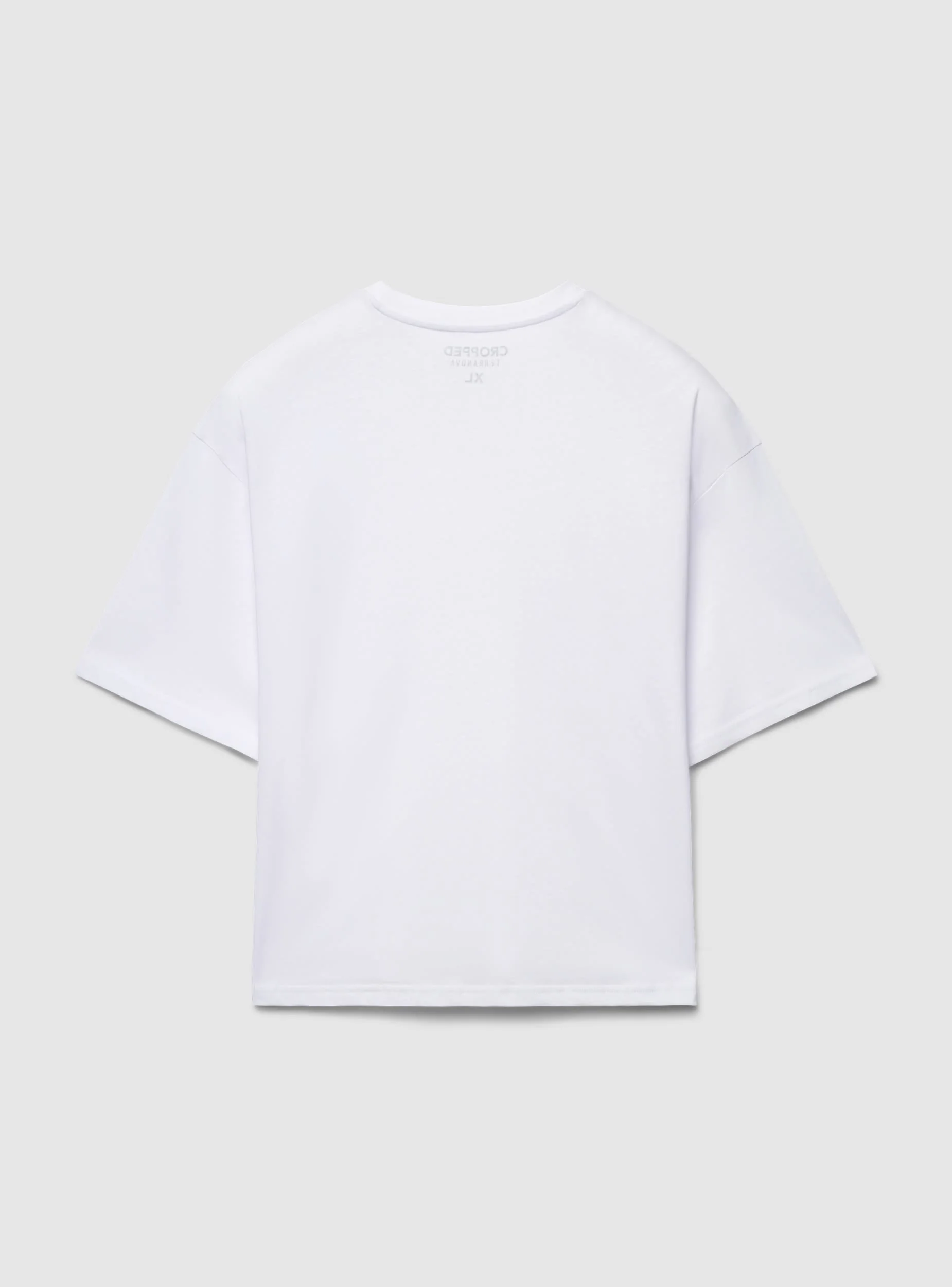 T-shirt crop a tinta unita - Image 6