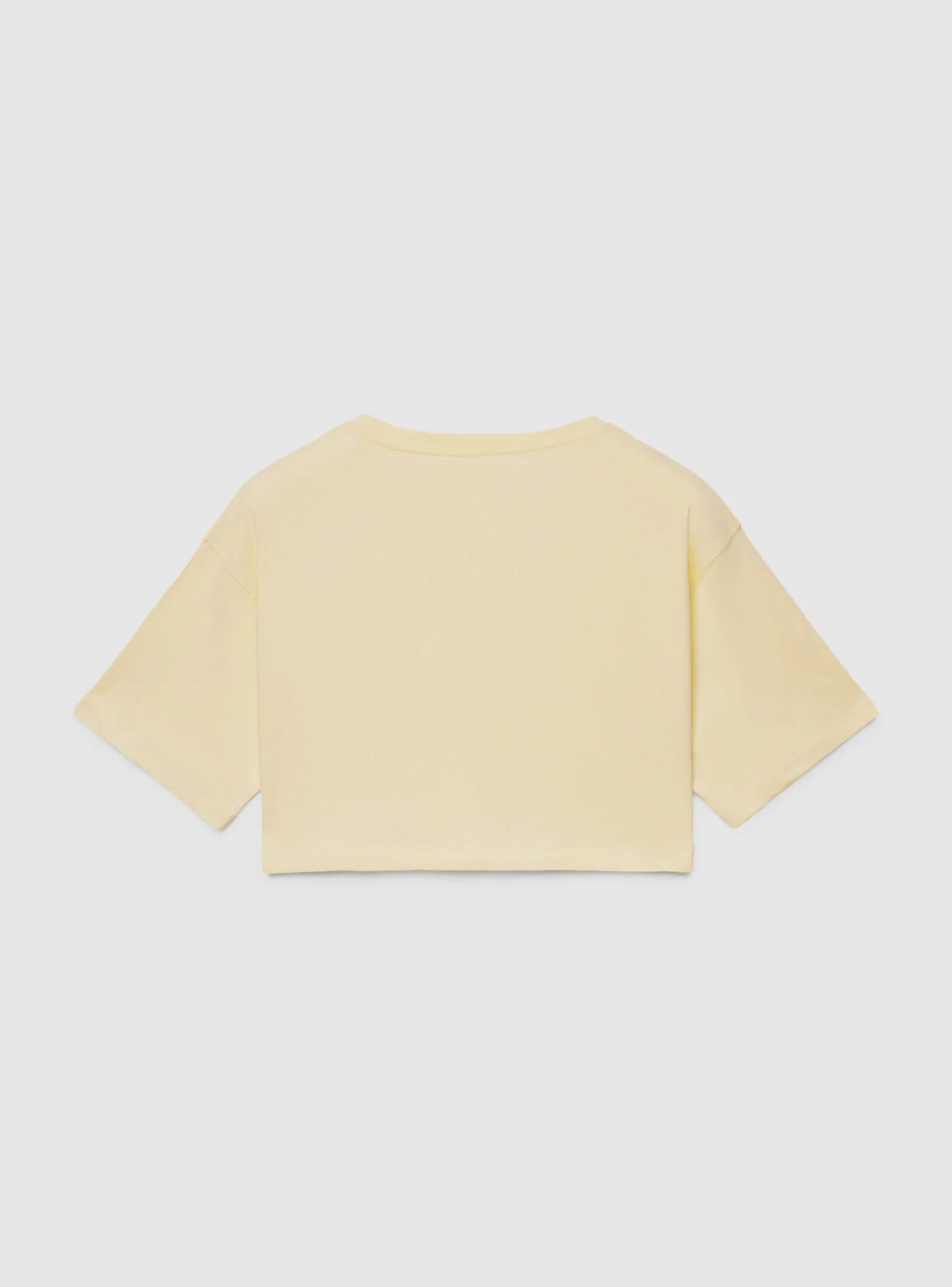 T-shirt crop a tinta unita - Image 7