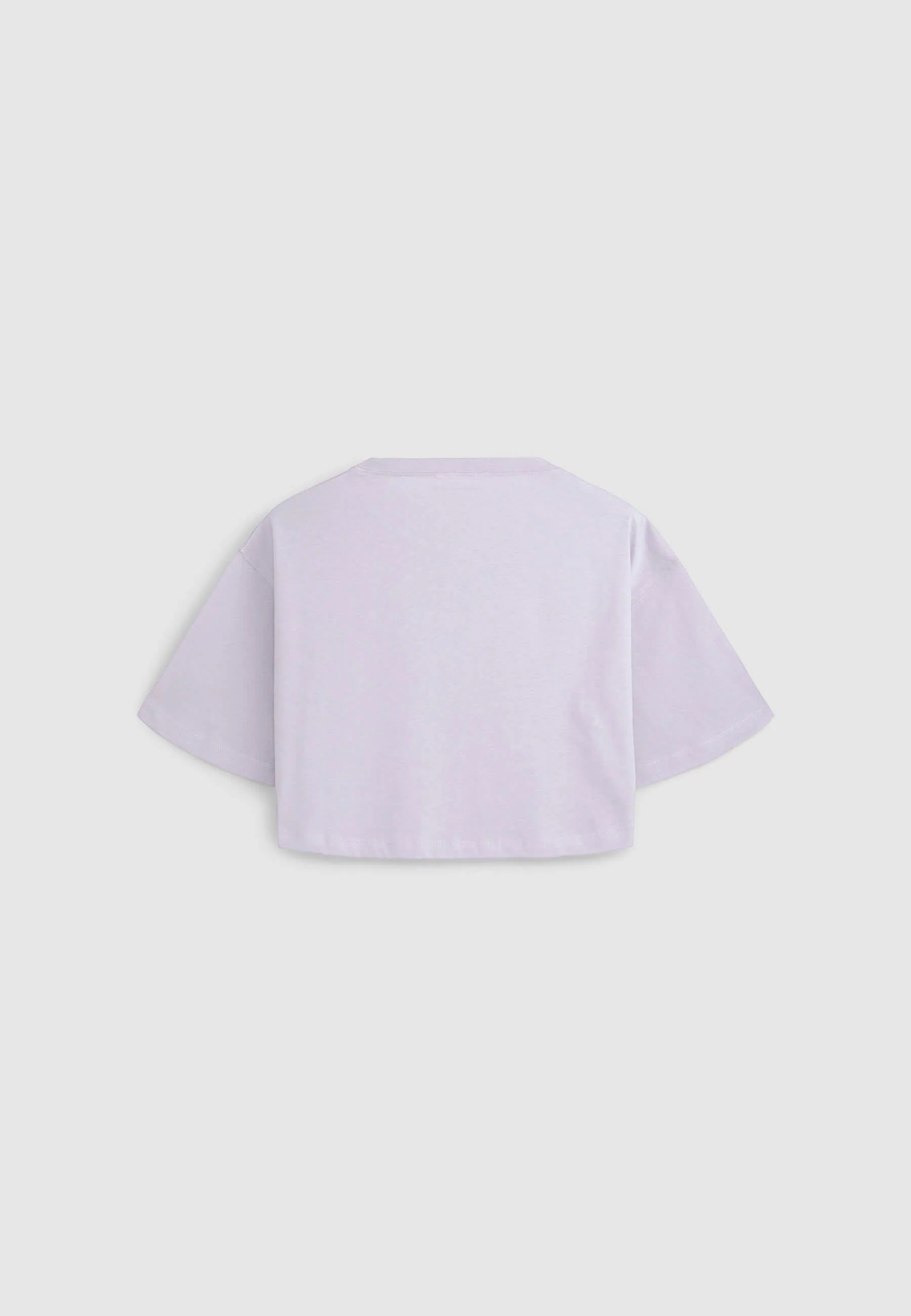 T-shirt crop a tinta unita - Image 4