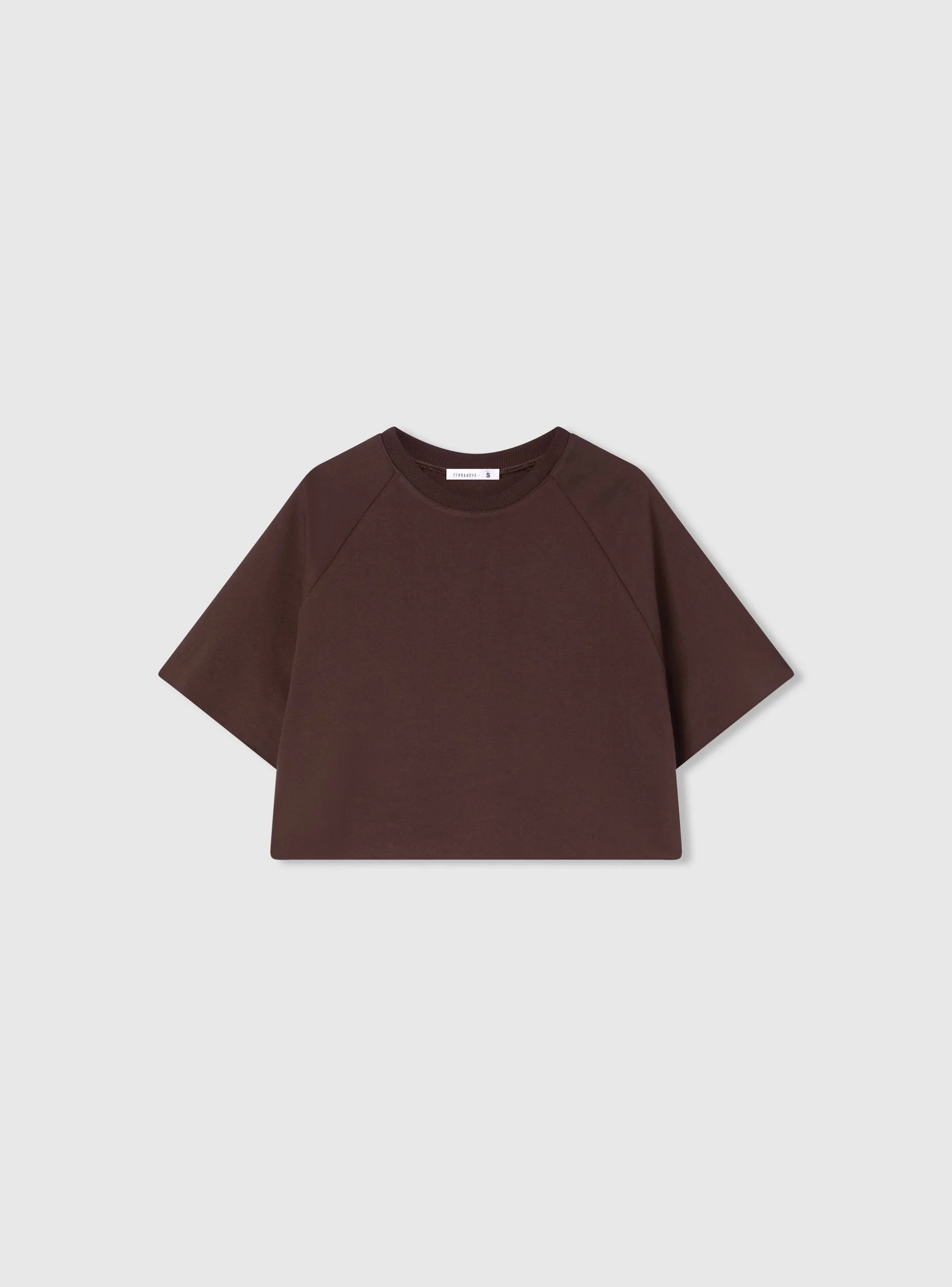 T-shirt crop a tinta unita - Image 5
