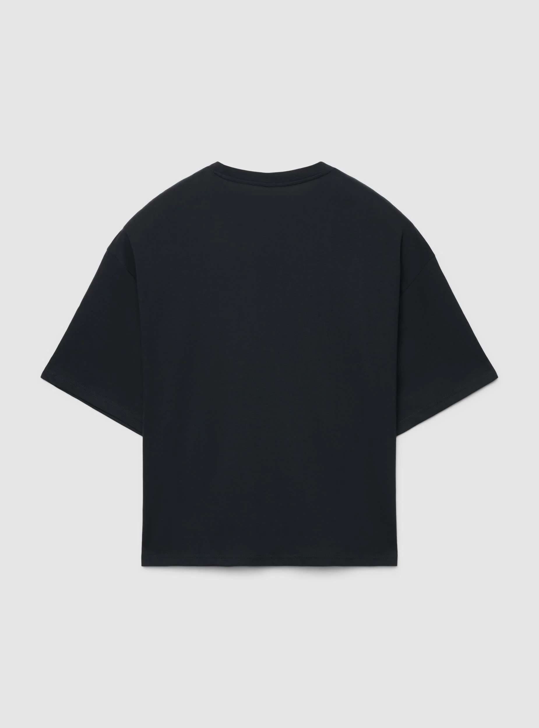 T-shirt crop a tinta unita - Image 6
