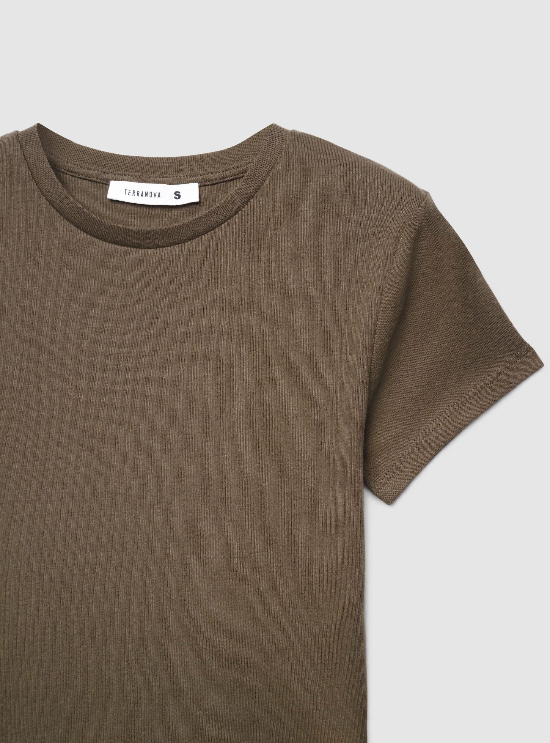 T-shirt crop a tinta unita - Image 6