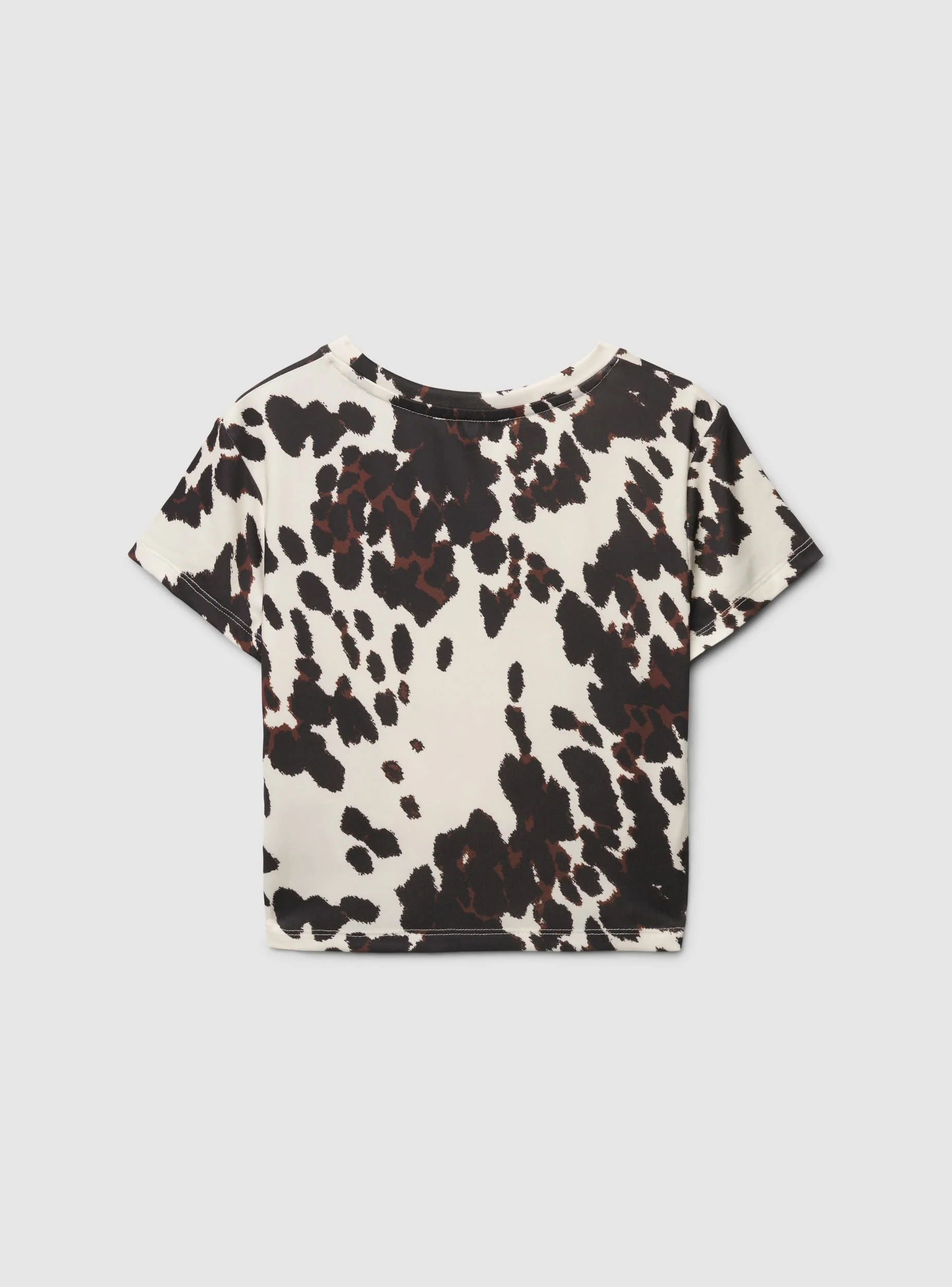 T-shirt crop aderente animalier - Image 6