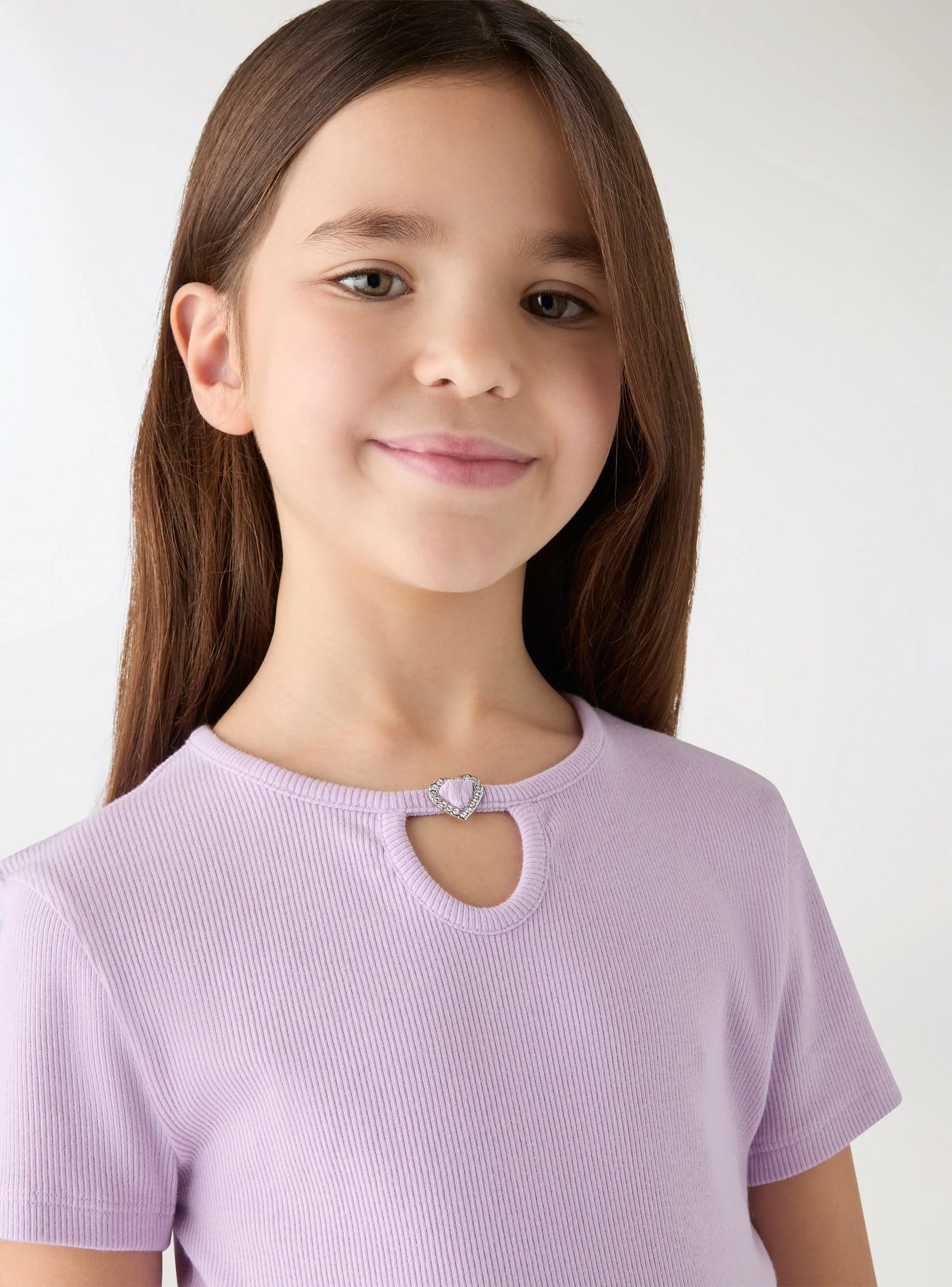 T-shirt crop con cuore - Image 4