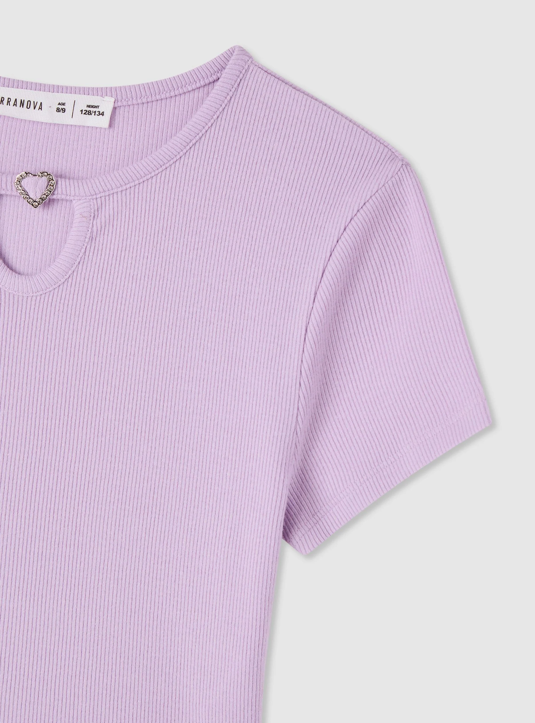 T-shirt crop con cuore - Image 6