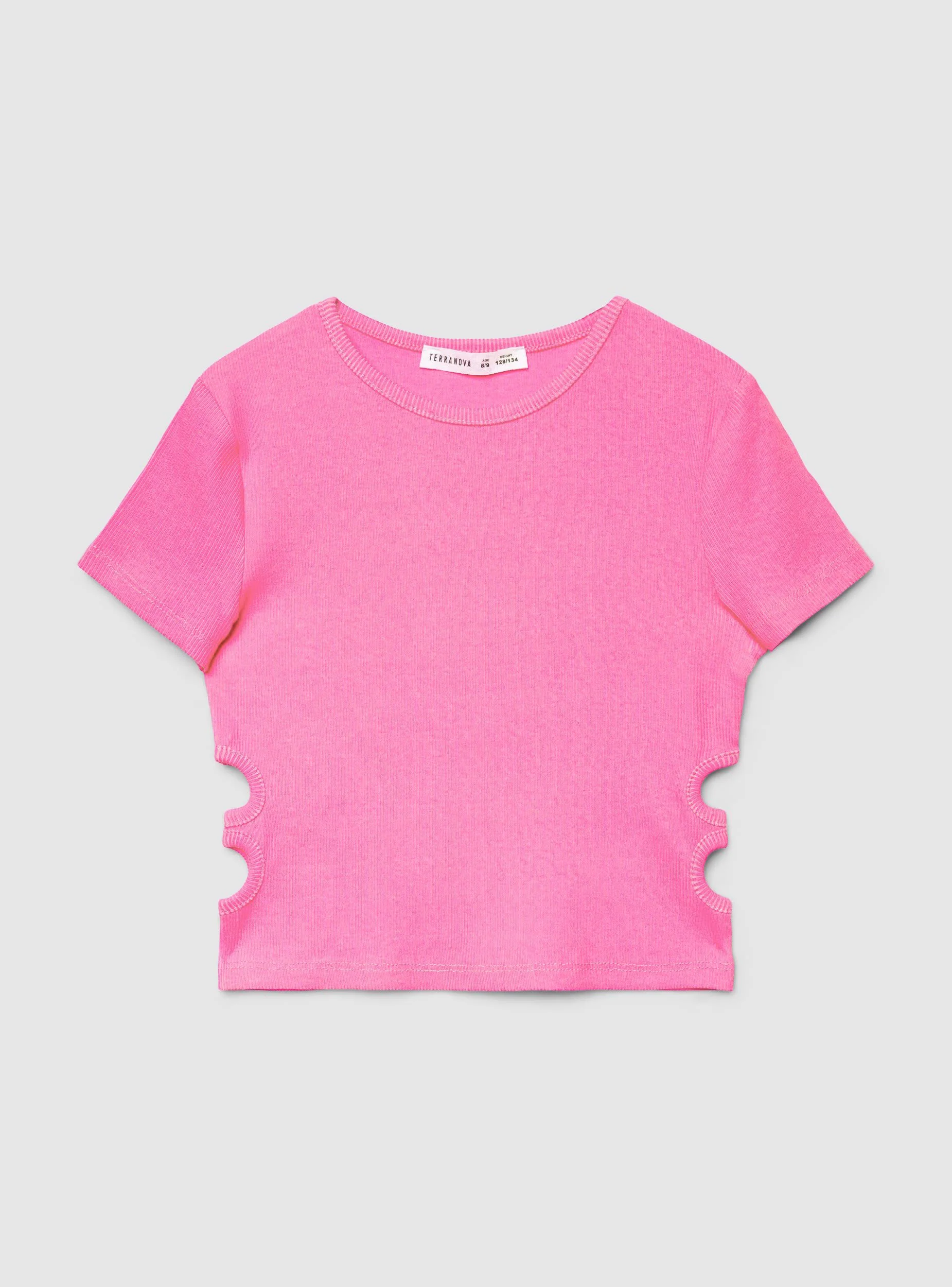 T-shirt crop con cut-out - Image 6