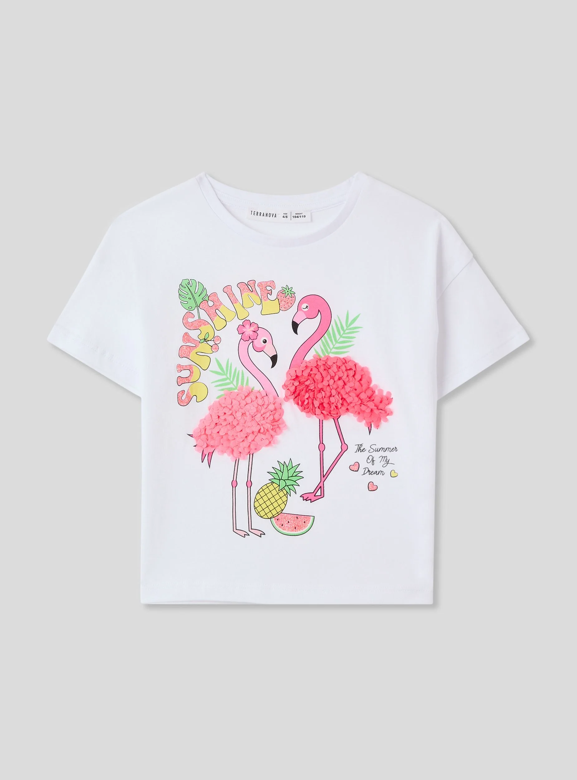 T-shirt crop con frange e applicazioni - Image 4