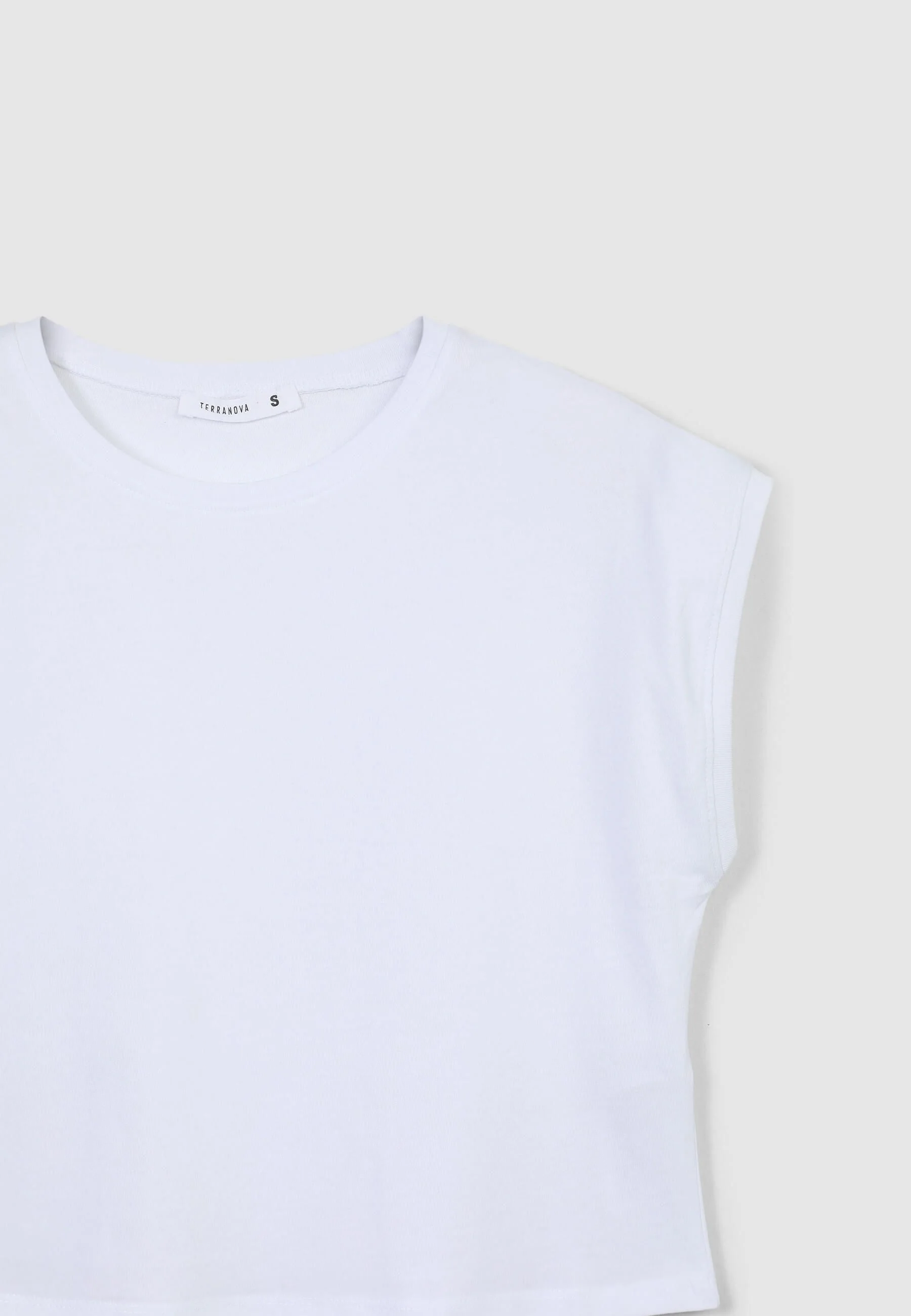 T-shirt crop con maniche ad aletta - Image 7