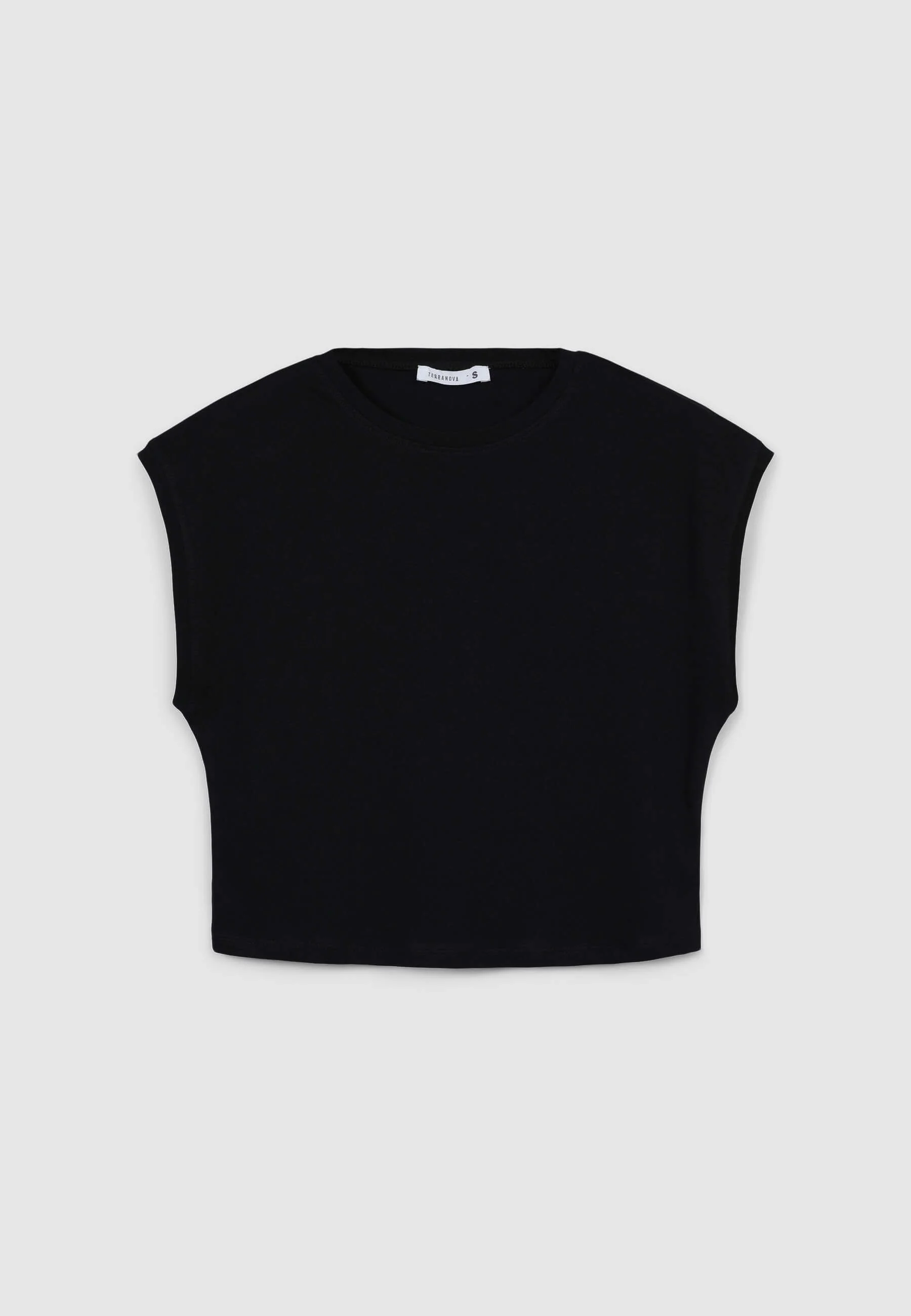 T-shirt crop con maniche ad aletta - Image 5