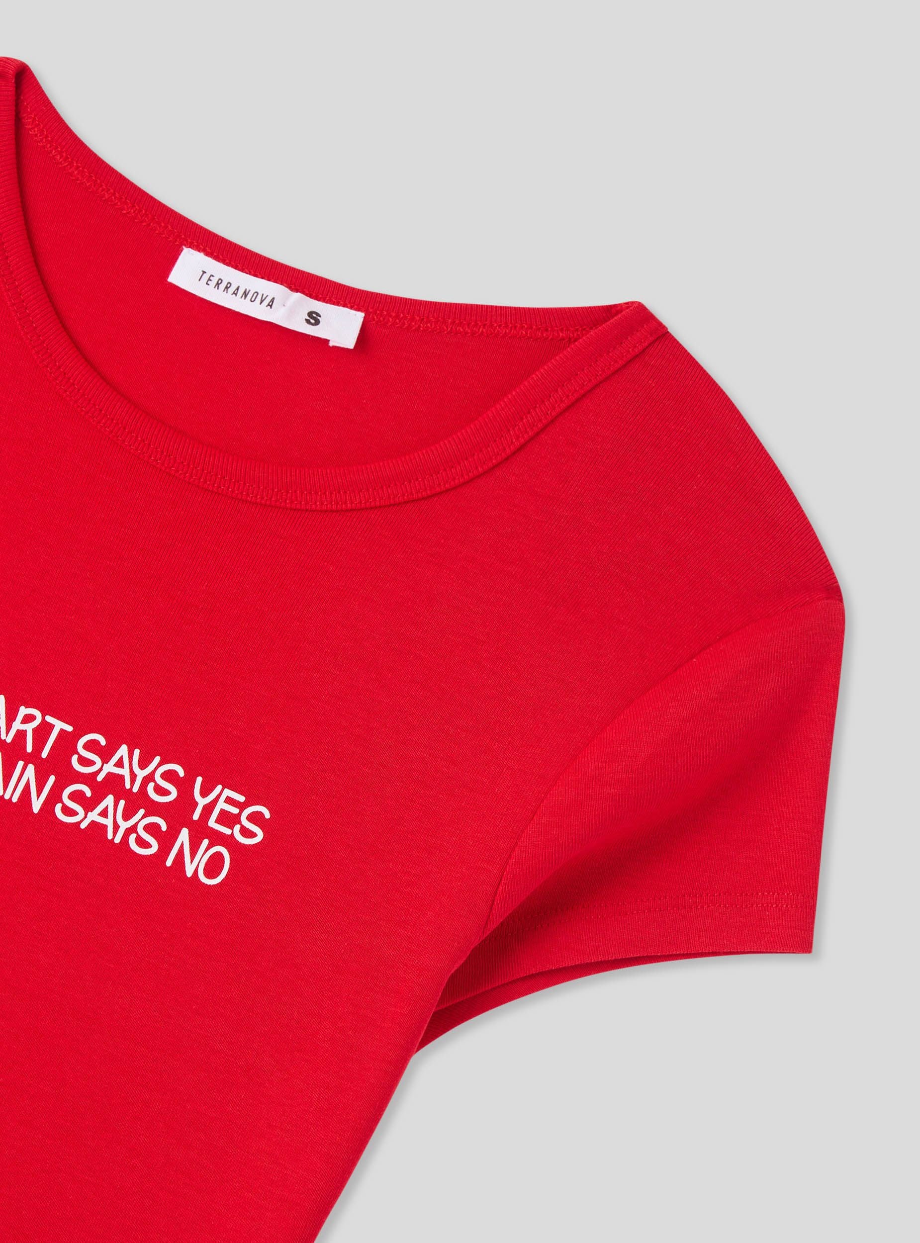 T-shirt crop con scritta divertente - Image 6