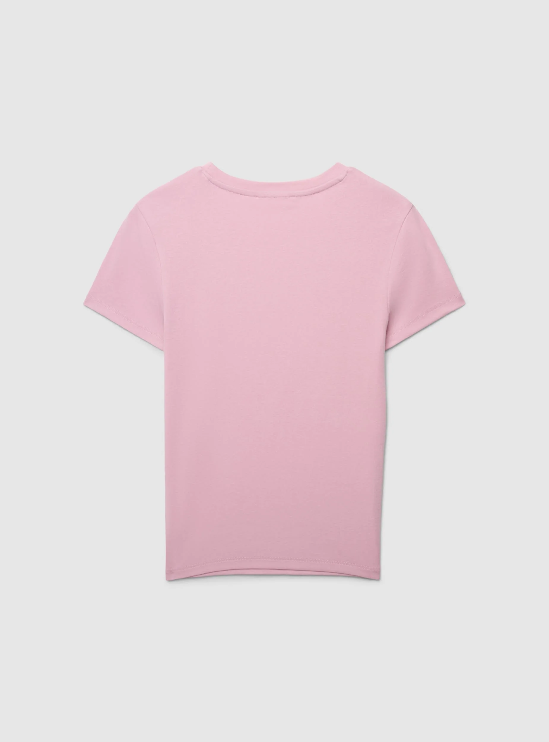 T-shirt crop con scritta ricamo - Image 6