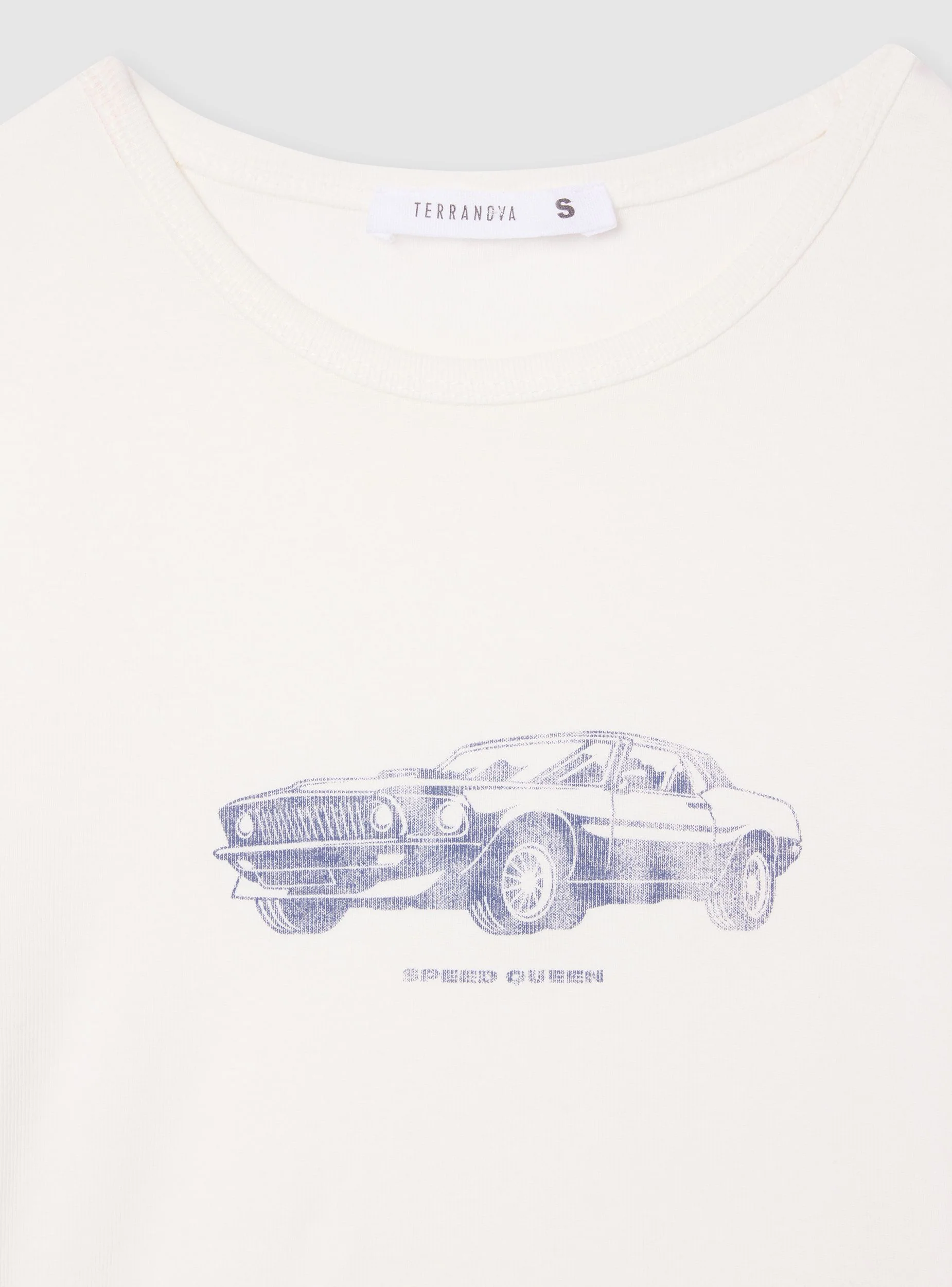 T-shirt crop con stampa auto - Image 5