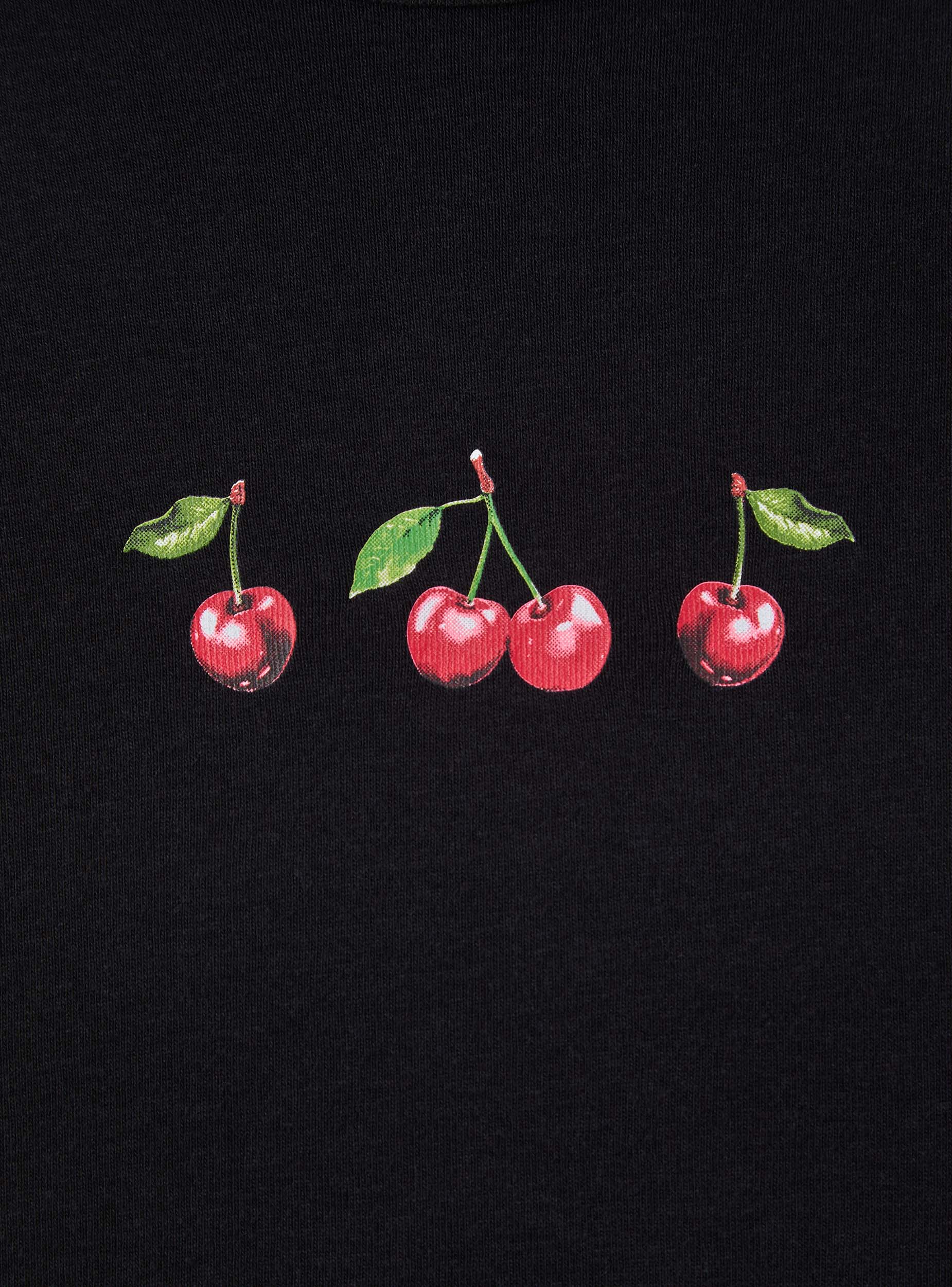 T-shirt crop con stampa ciliegie - Image 6