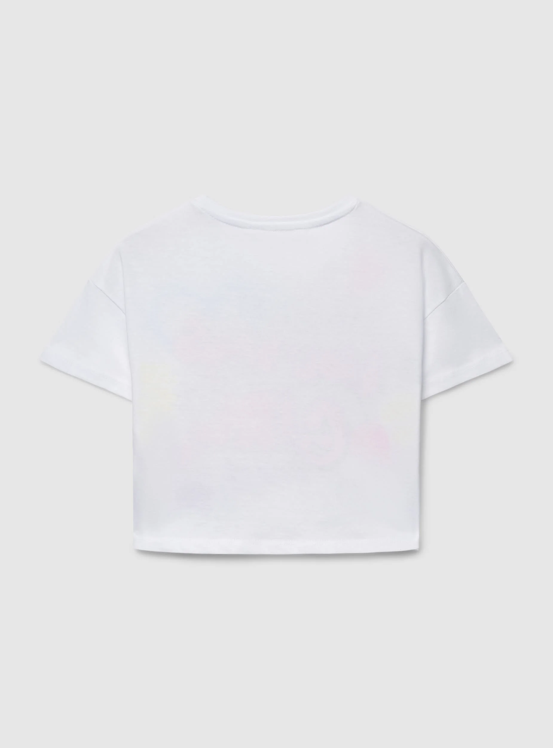T-shirt crop con stampa graffiti - Image 5