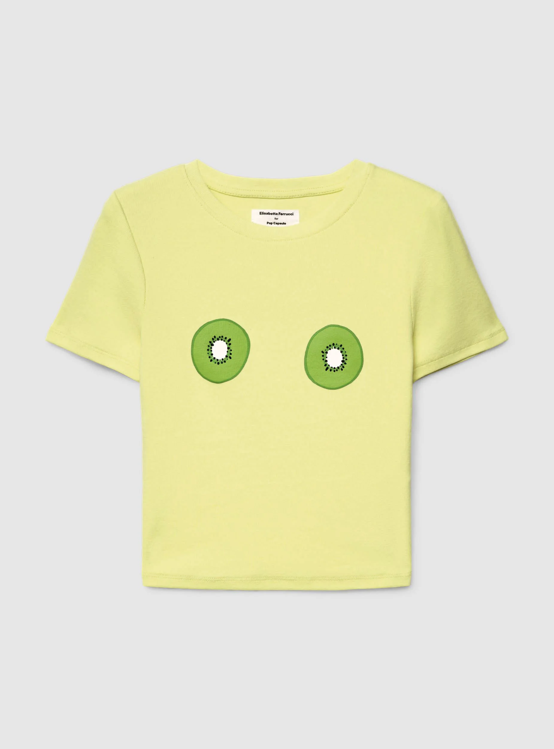 T-shirt crop con stampa kiwi - Image 5