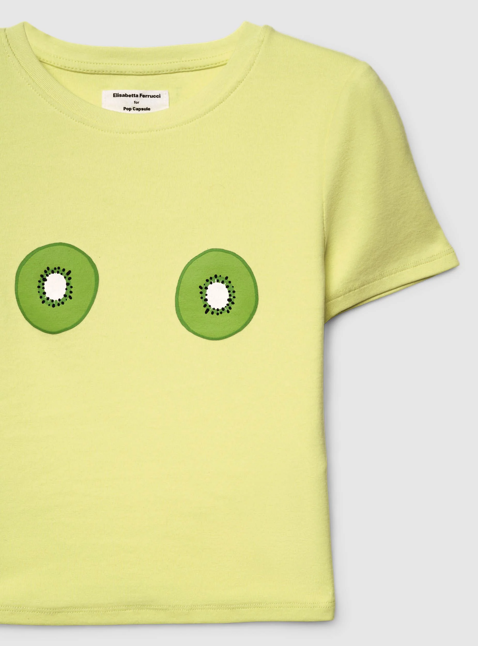 T-shirt crop con stampa kiwi - Image 7