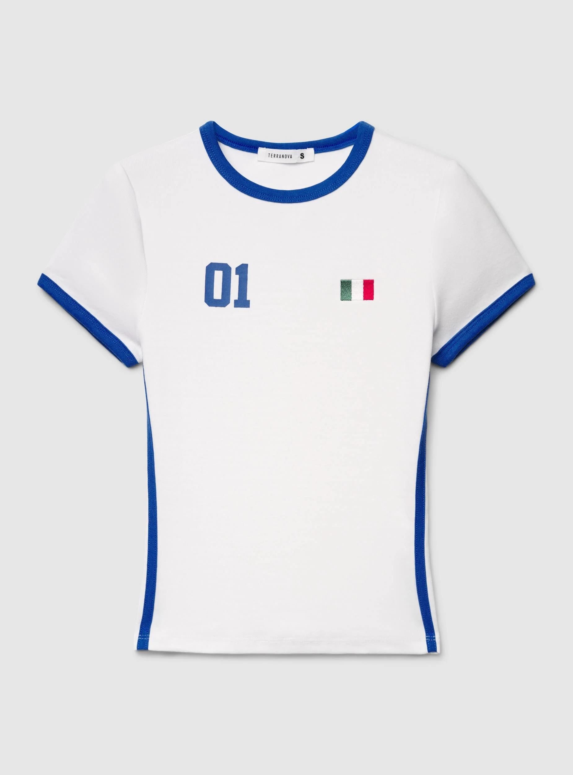 T-shirt crop con stampa numero - Image 7