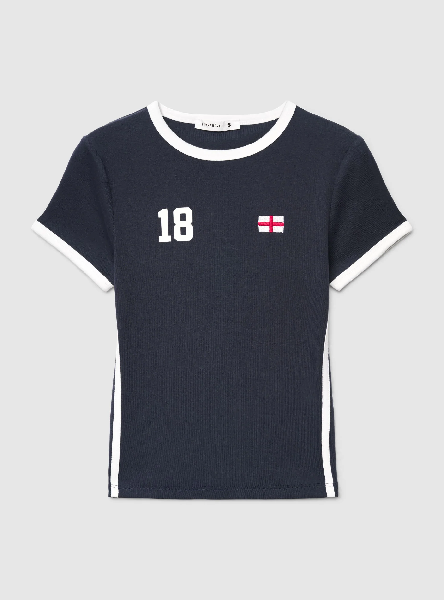 T-shirt crop con stampa numero - Image 7