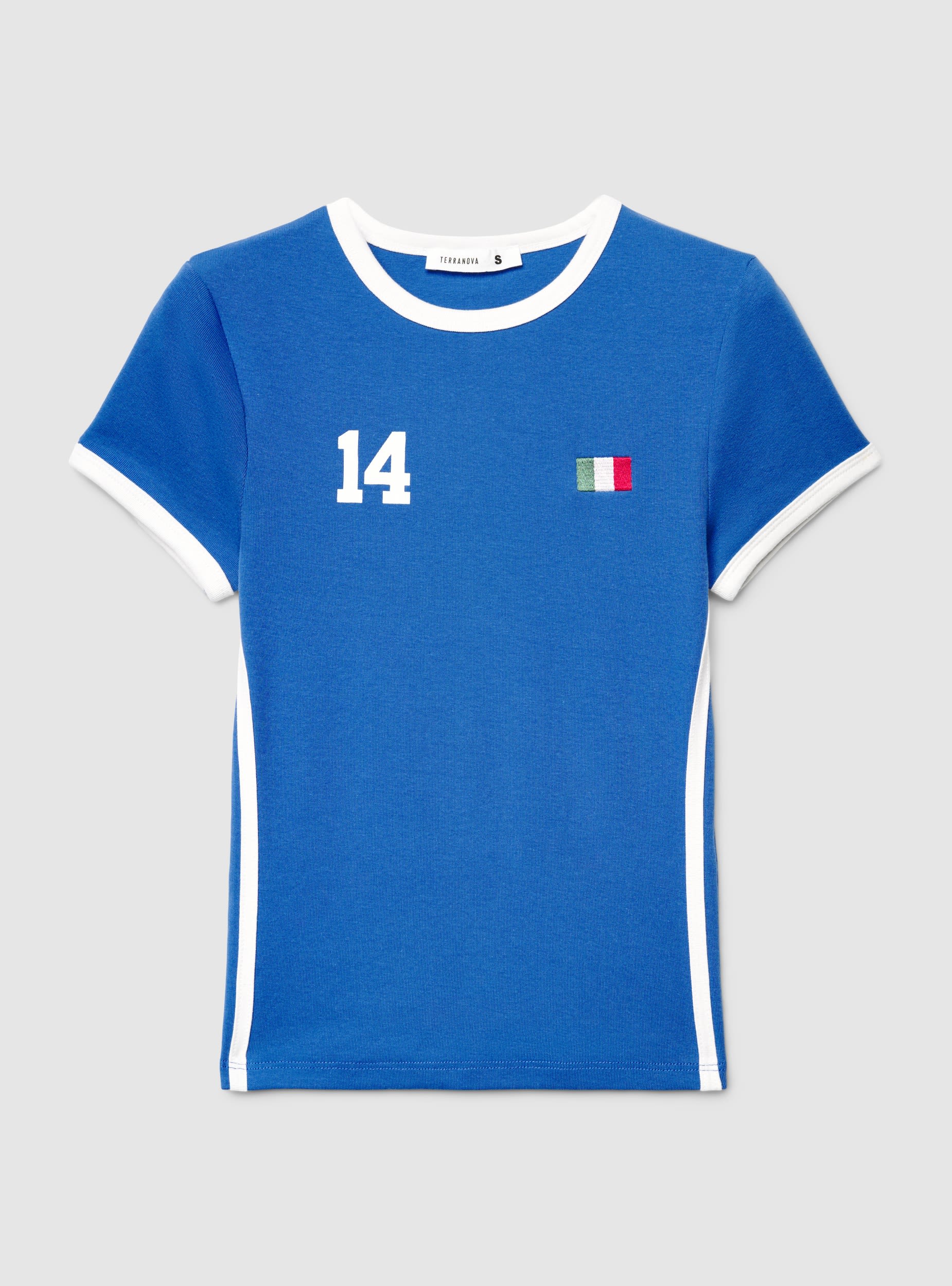 T-shirt crop con stampa numero - Image 7