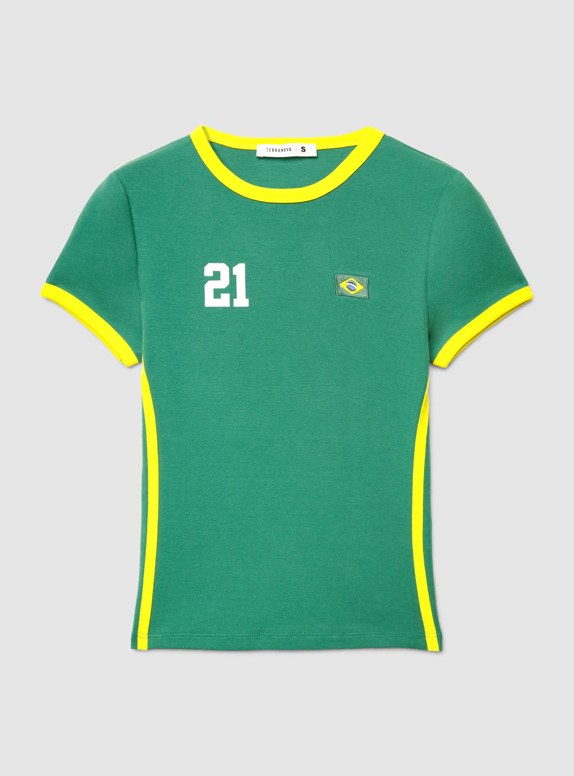 T-shirt crop con stampa numero - Image 7