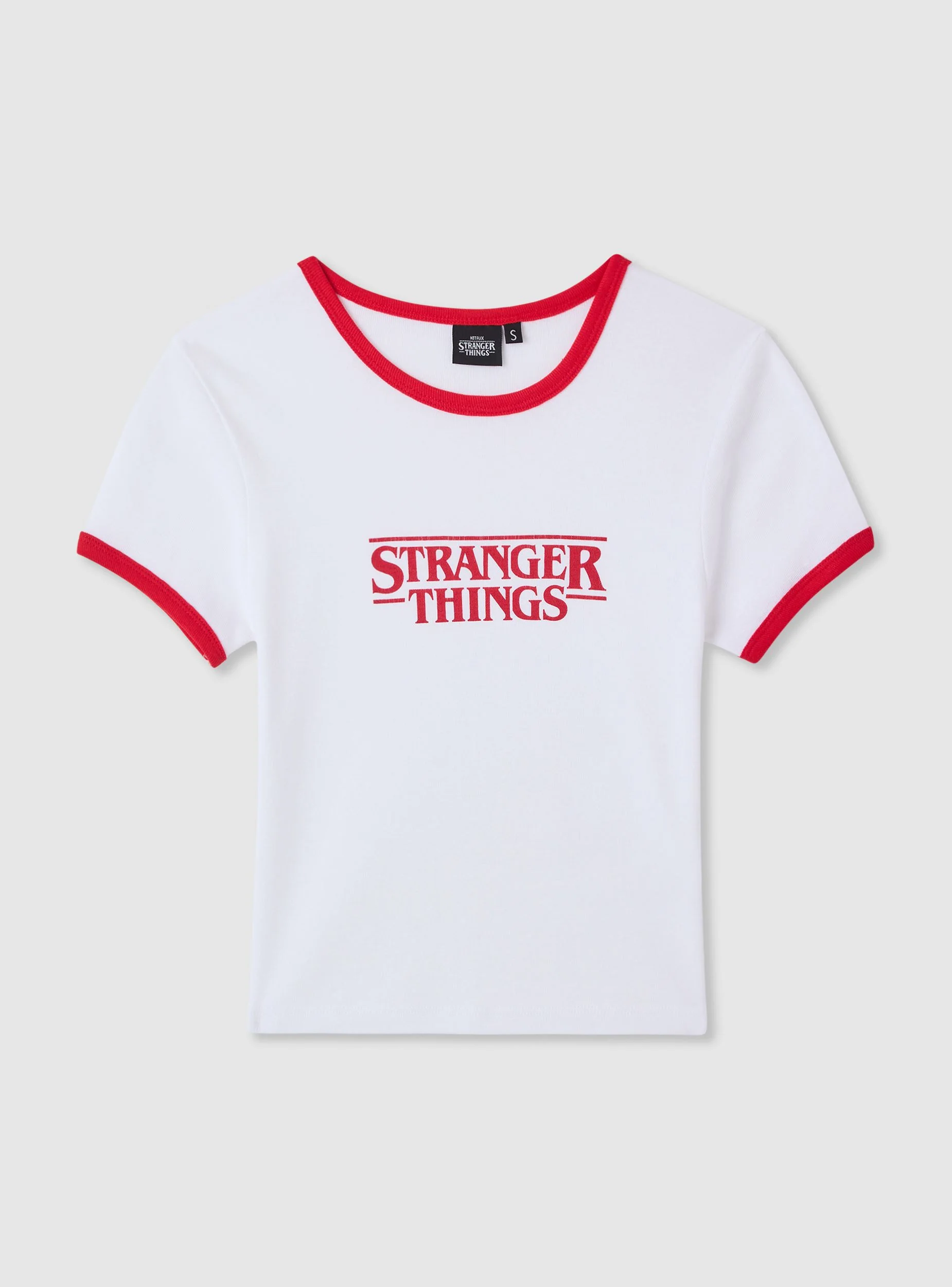 T-shirt crop con stampa Stranger Things® - Image 6