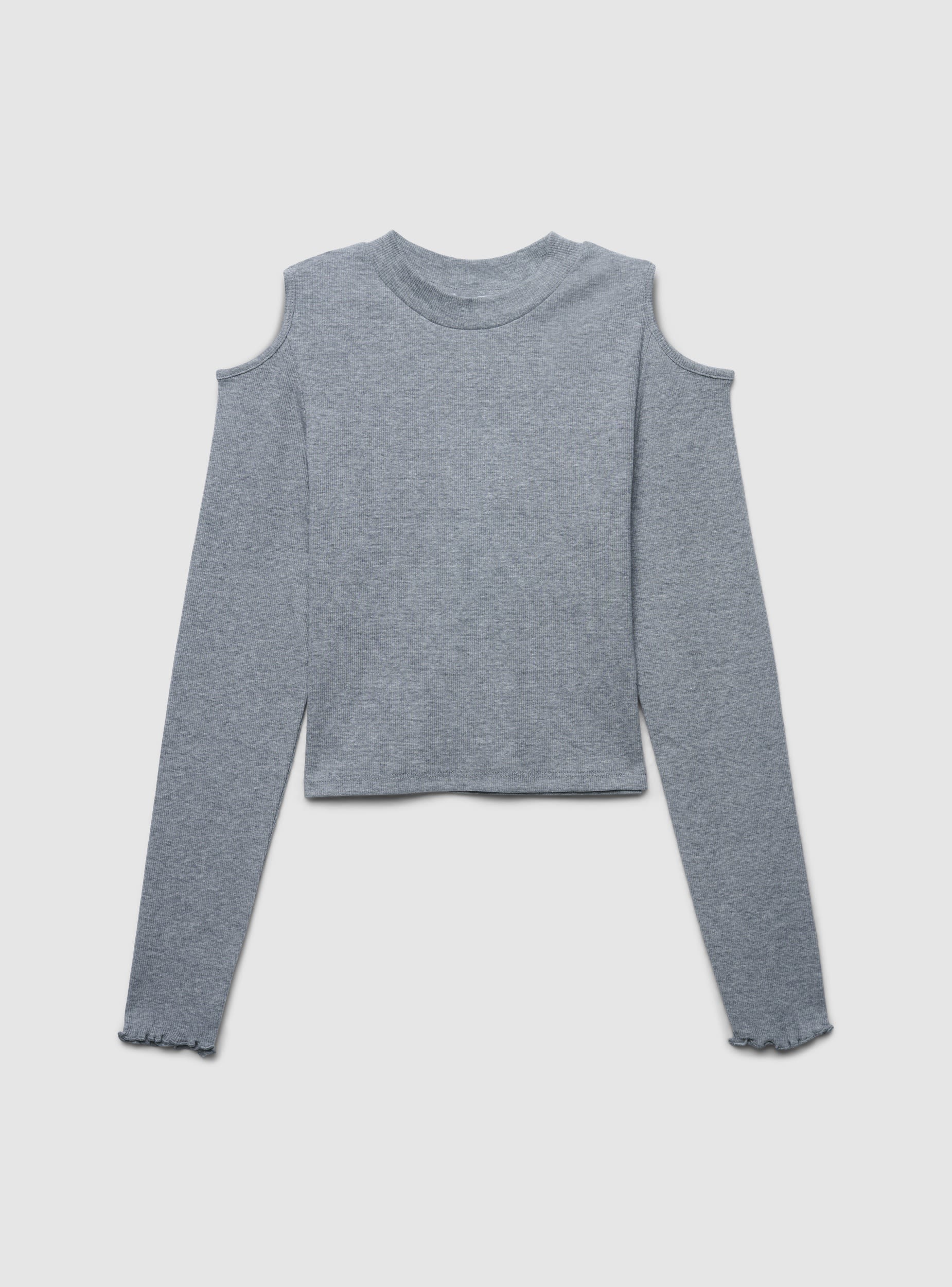 T-shirt crop cut-out sulle spalle - Image 4