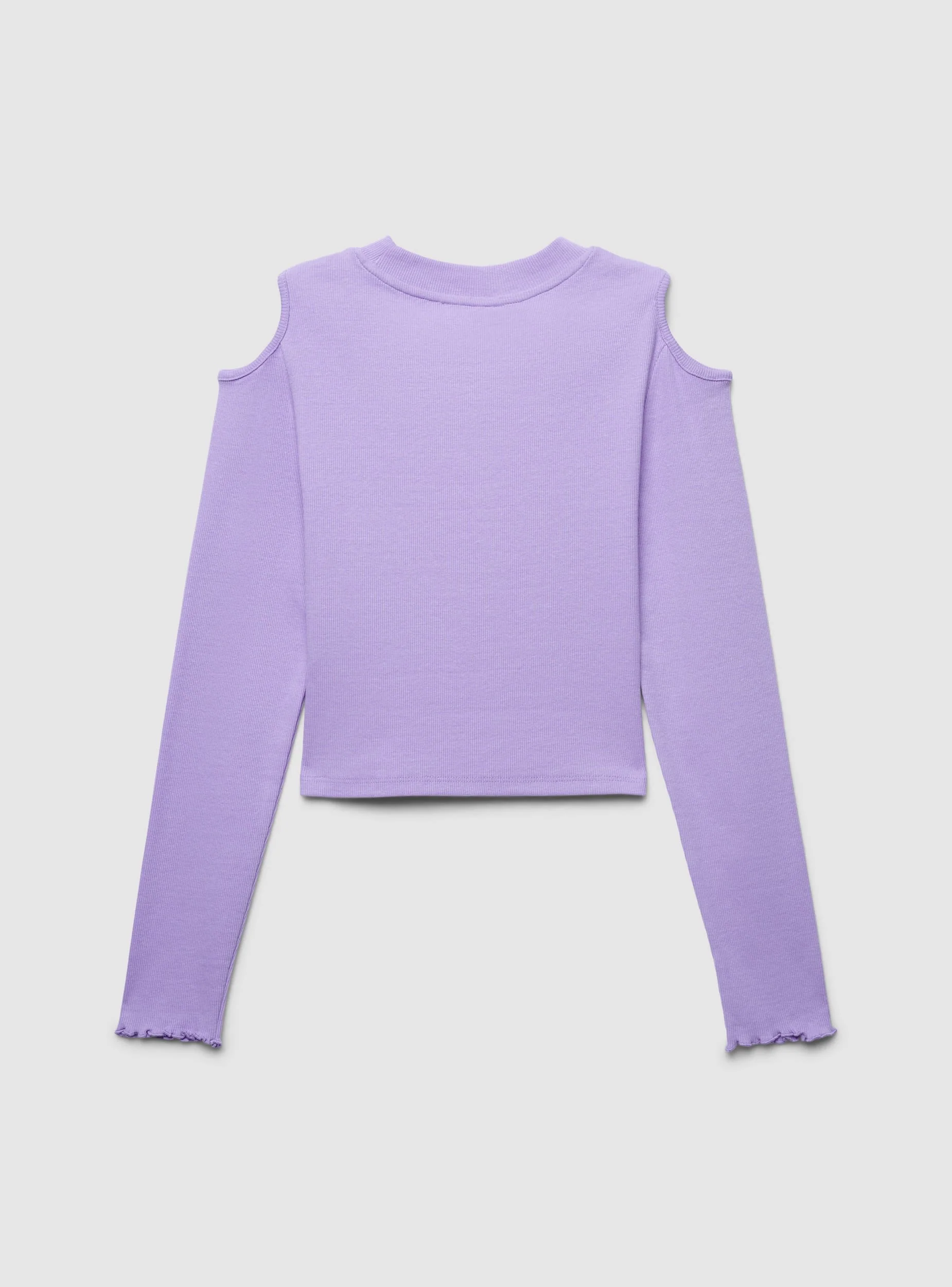 T-shirt crop cut-out sulle spalle - Image 5