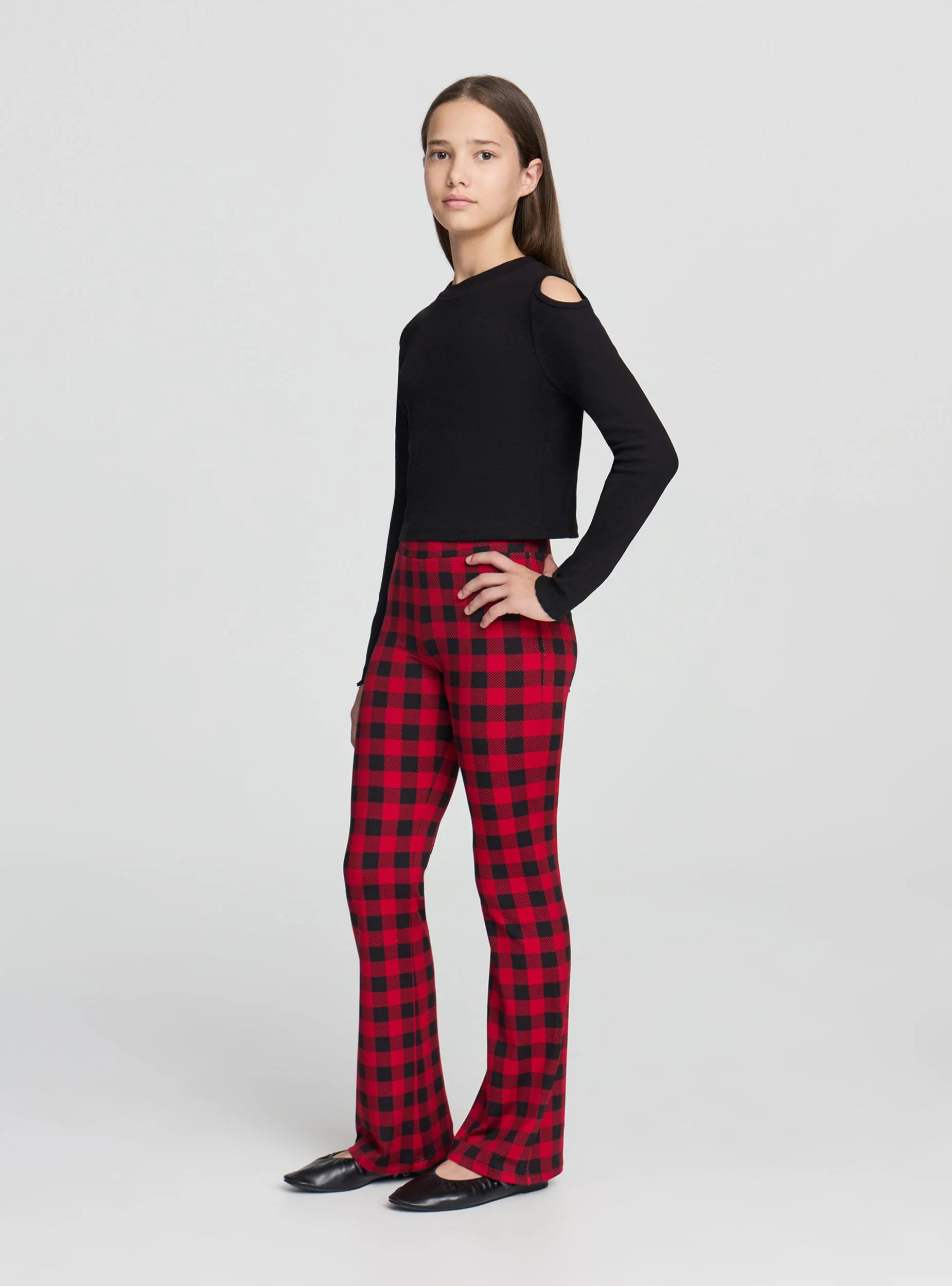 T-shirt crop cut-out sulle spalle - Image 2