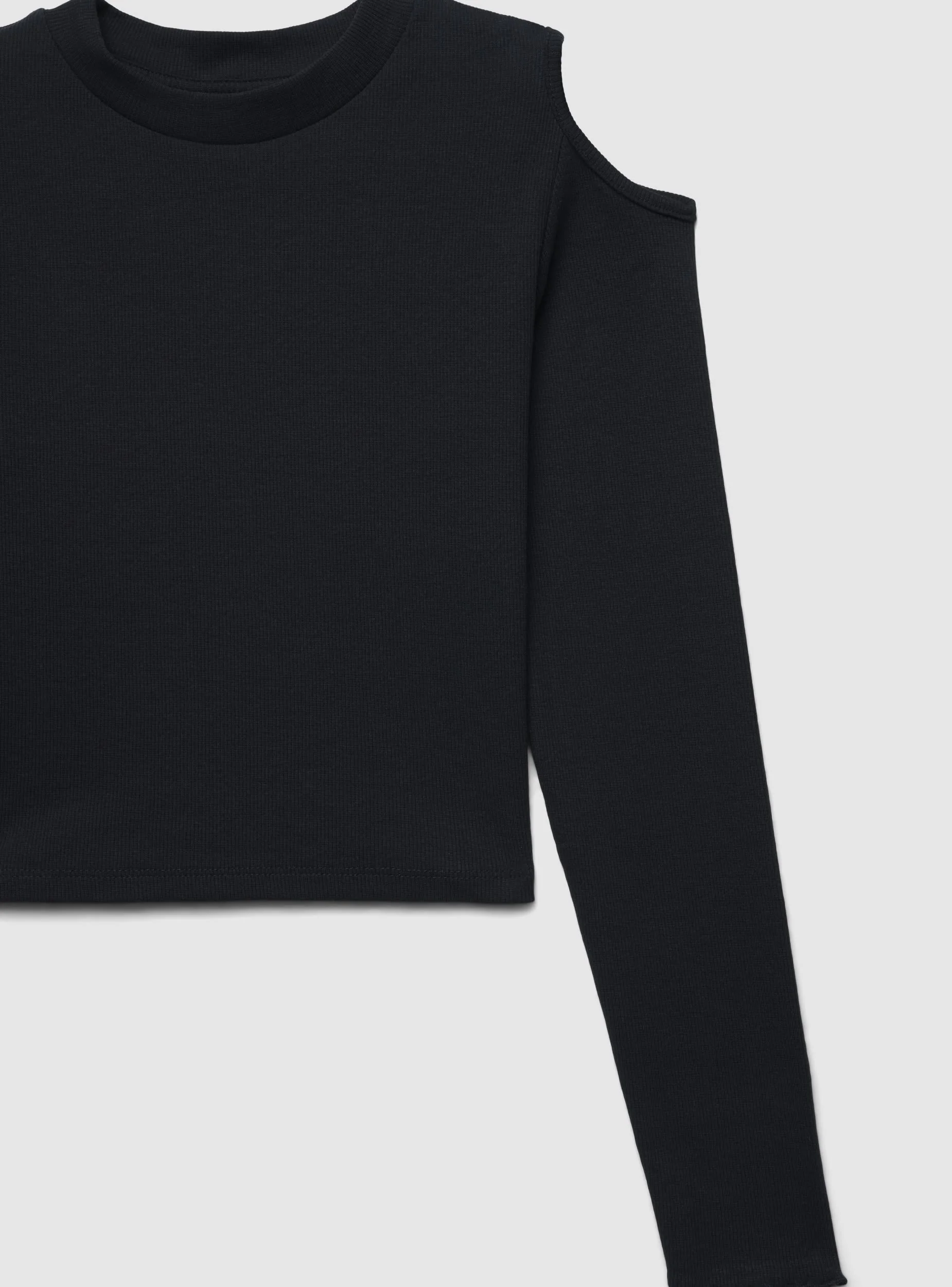 T-shirt crop cut-out sulle spalle - Image 5