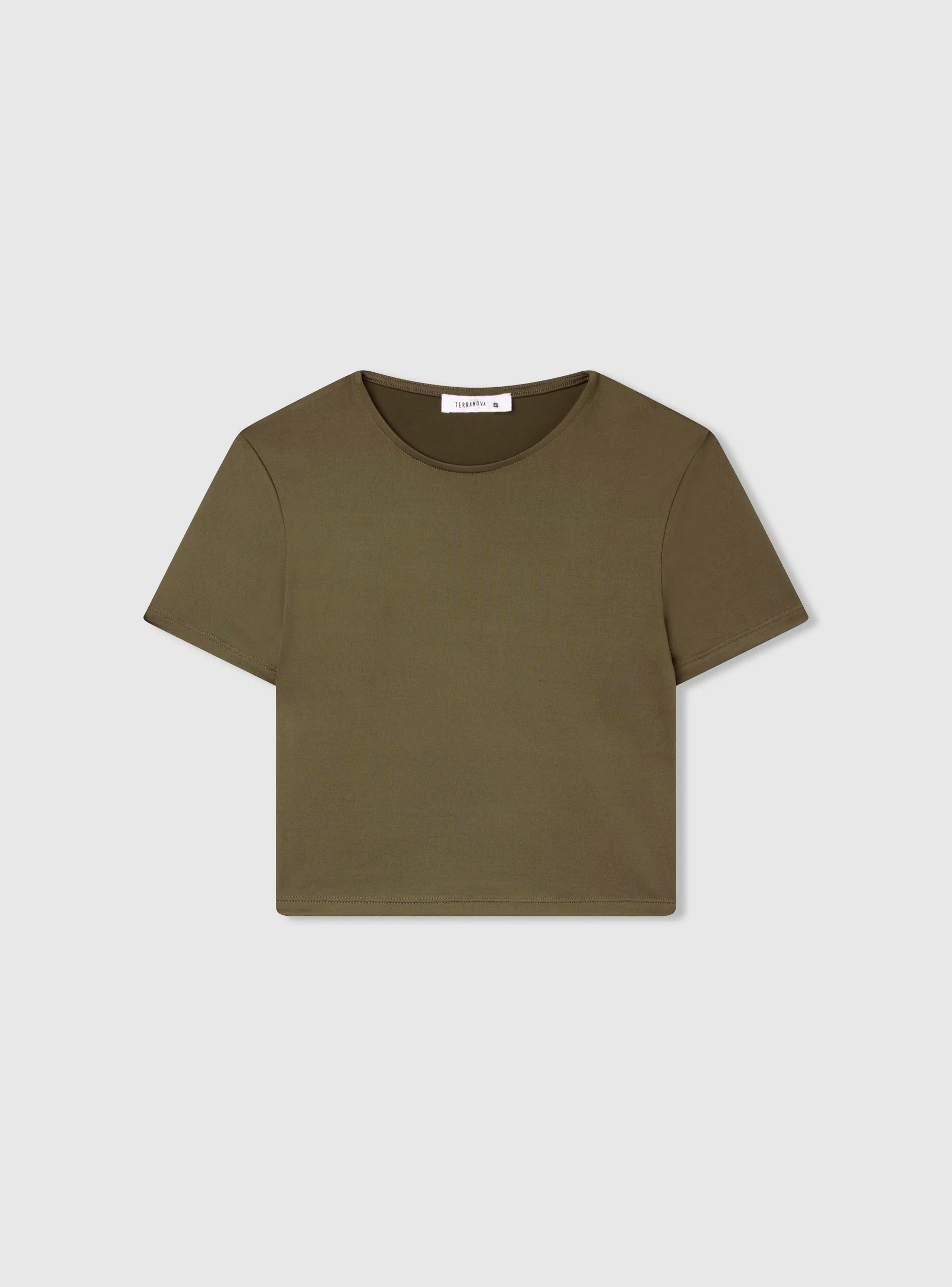 T-shirt crop elasticizzata - Image 5