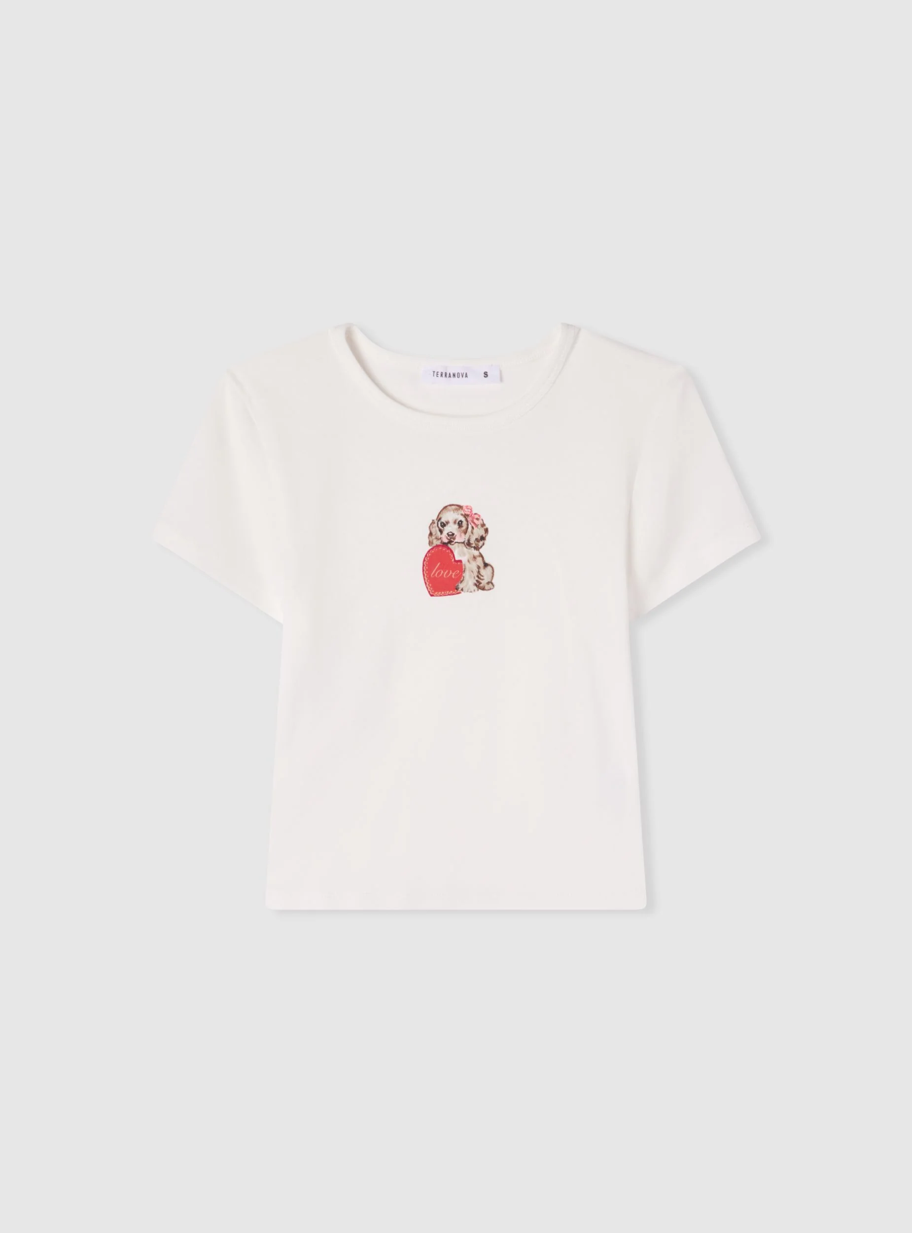T-shirt crop stampa animaletto - Image 5