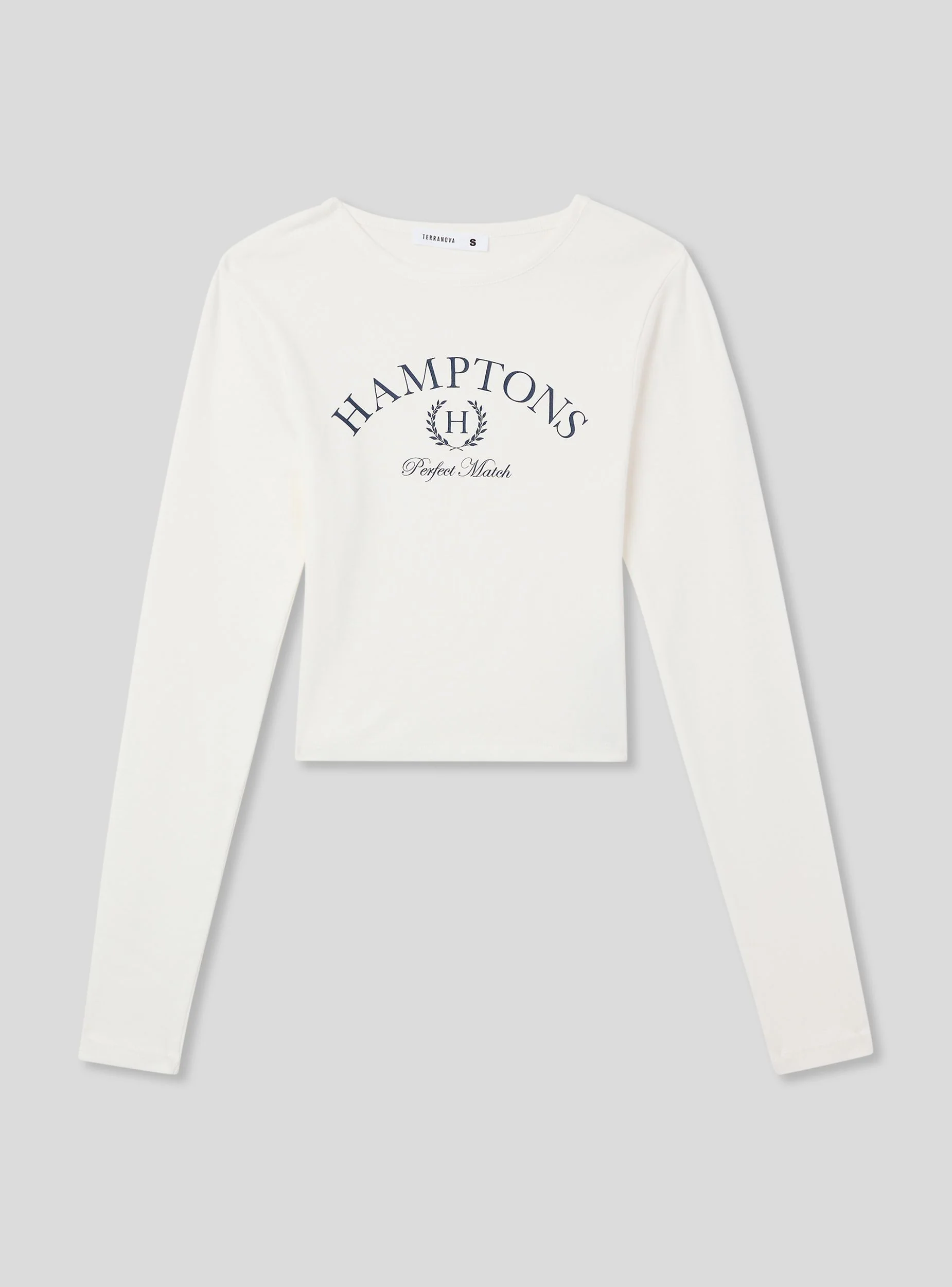 T-shirt crop stampa college - Image 5