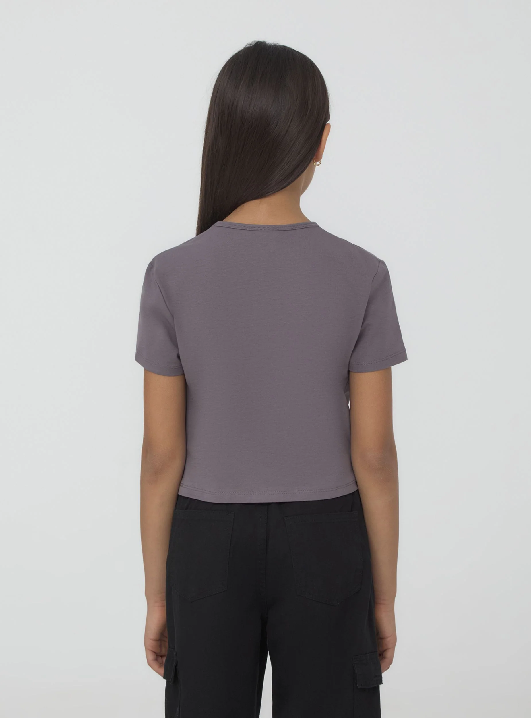 T-shirt crop stampa militare - Image 2