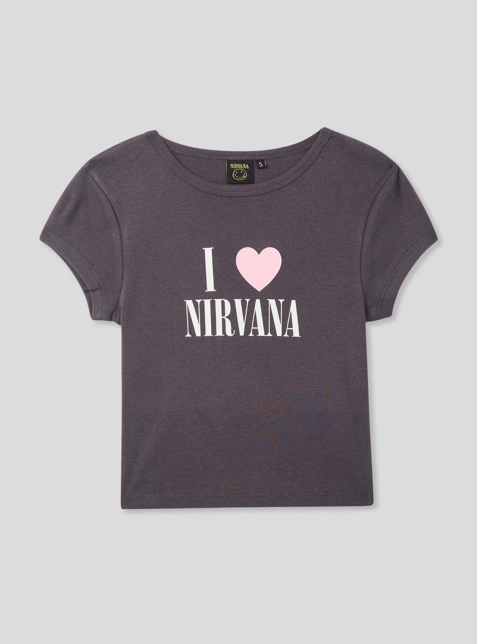 T-shirt crop stampa Nirvana® - Image 6
