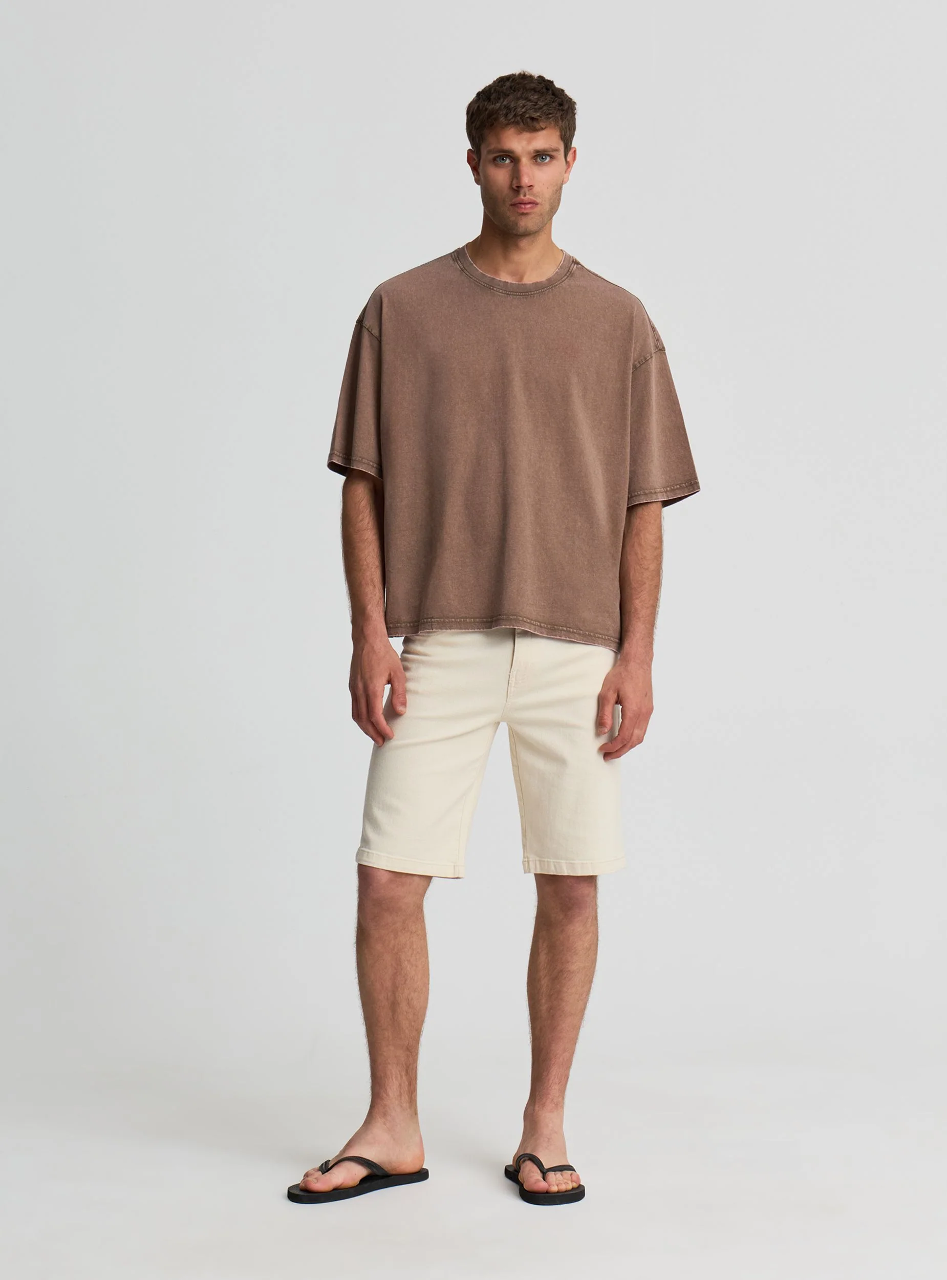 T-shirt crop tinta unita - Image 3