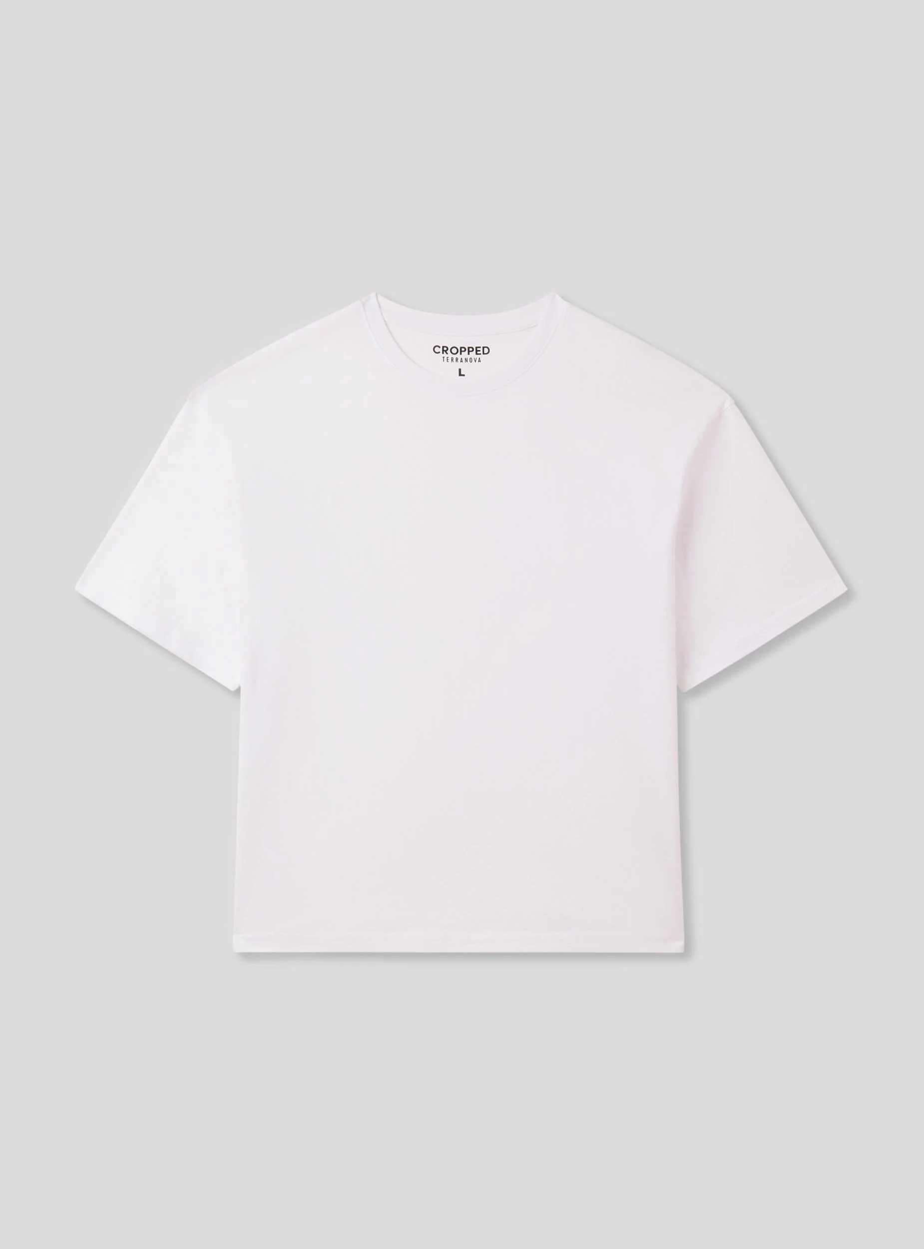 T-shirt cropped tinta unita - Image 4