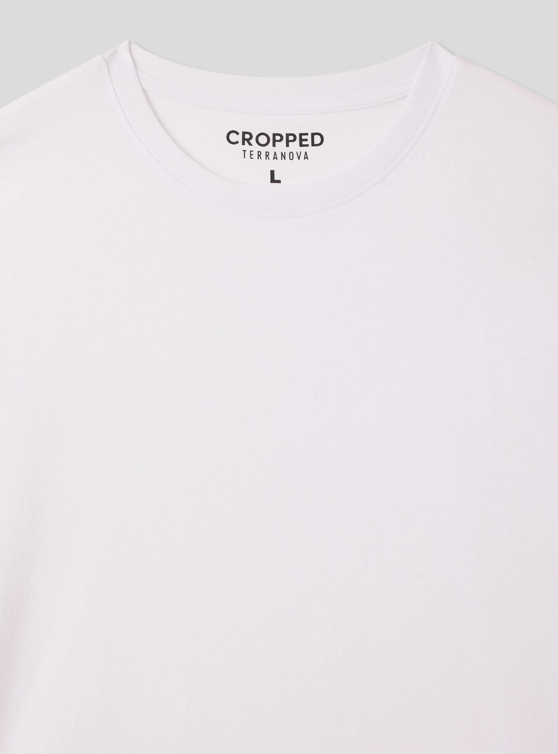 T-shirt cropped tinta unita - Image 6