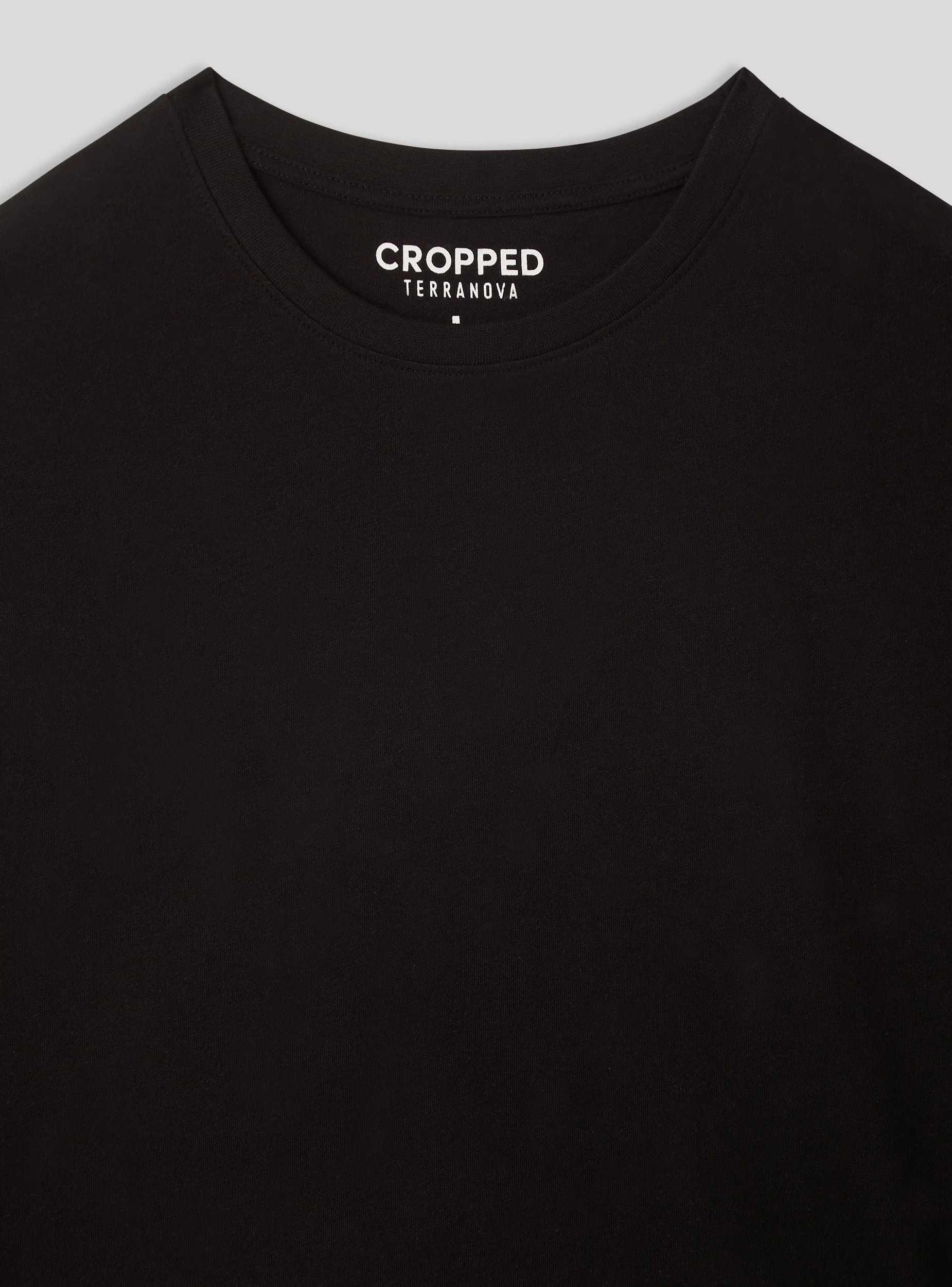T-shirt cropped tinta unita - Image 5