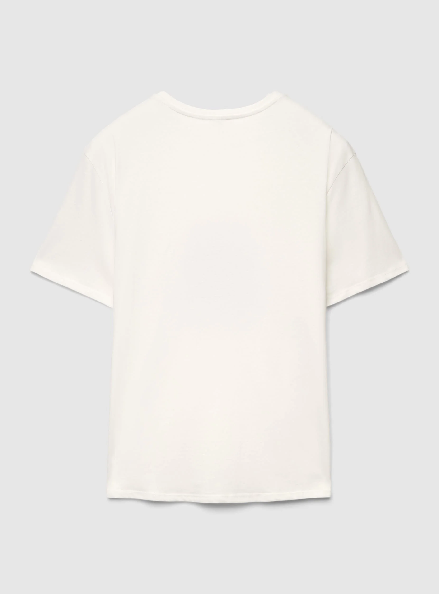 T-shirt Curvy con scollo a v e stampa floreale - Image 7