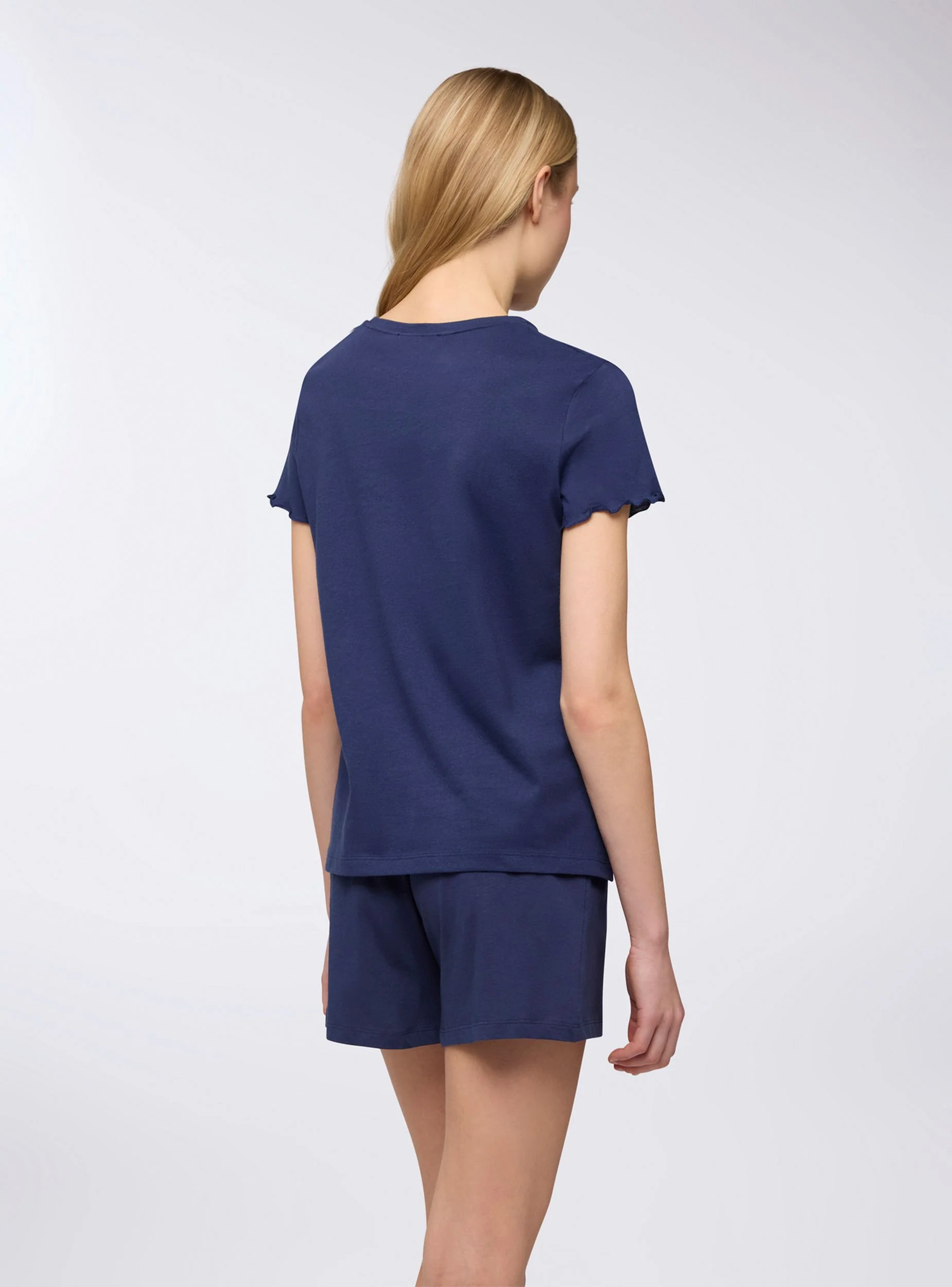 T-shirt del pigiama tinta unita - Image 3